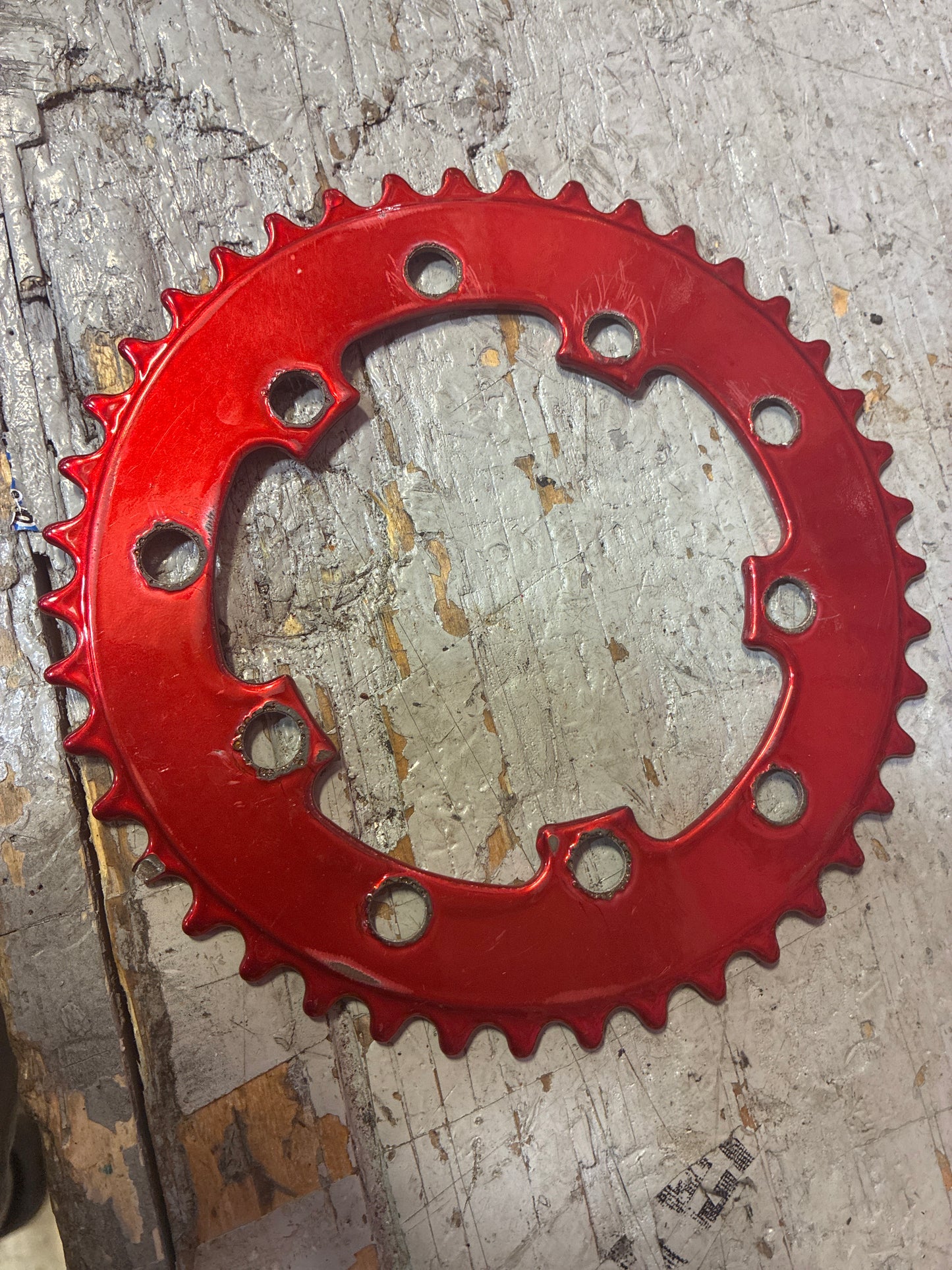 painted red 5bolt 42t