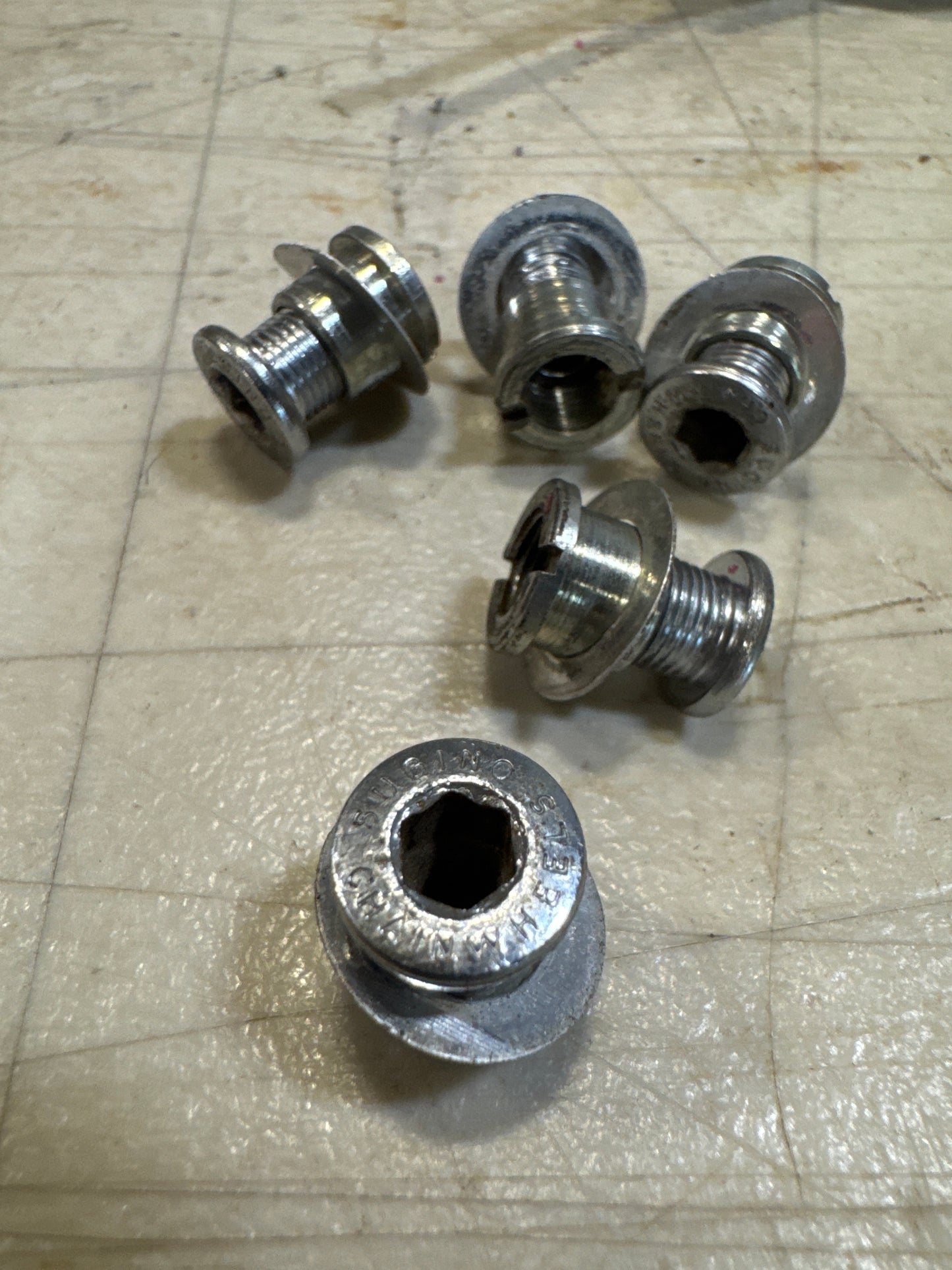 Sugino chromoly chainring bolts