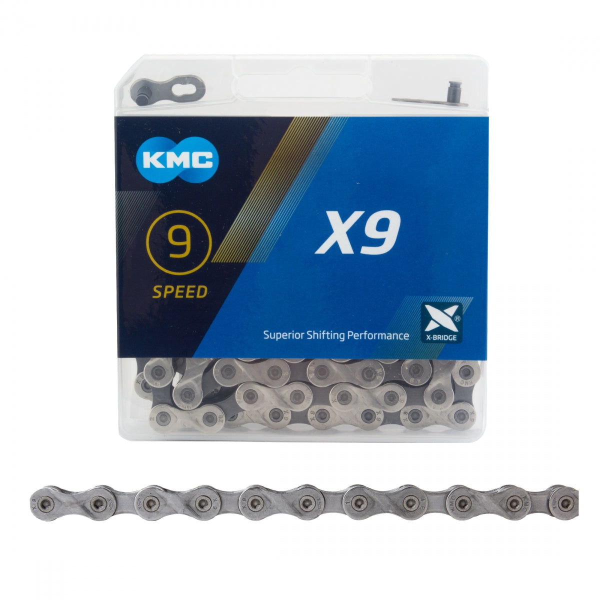 KMC X9 9s silver