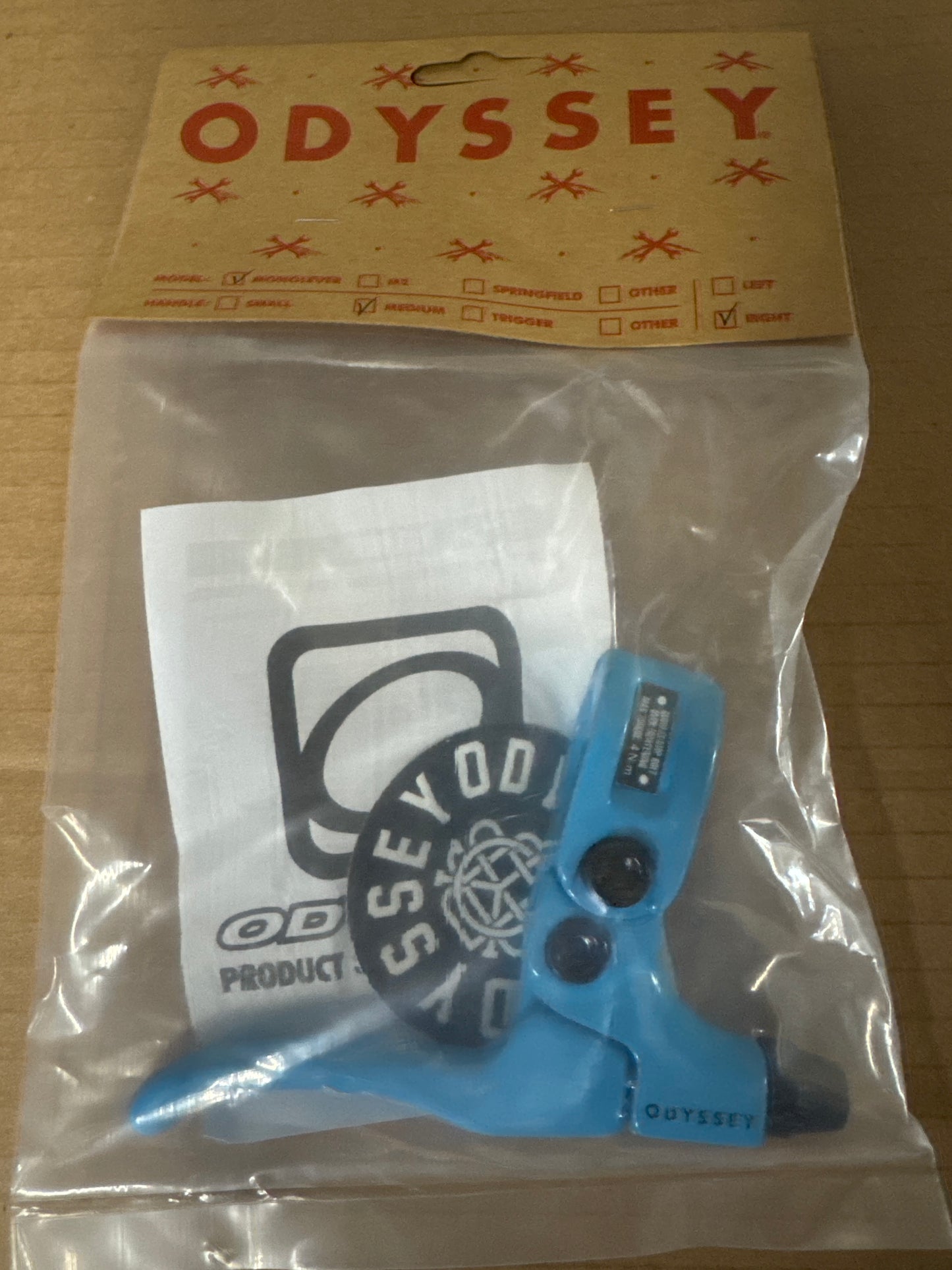 Odyssey Monolever Brake Lever Ocean Blue