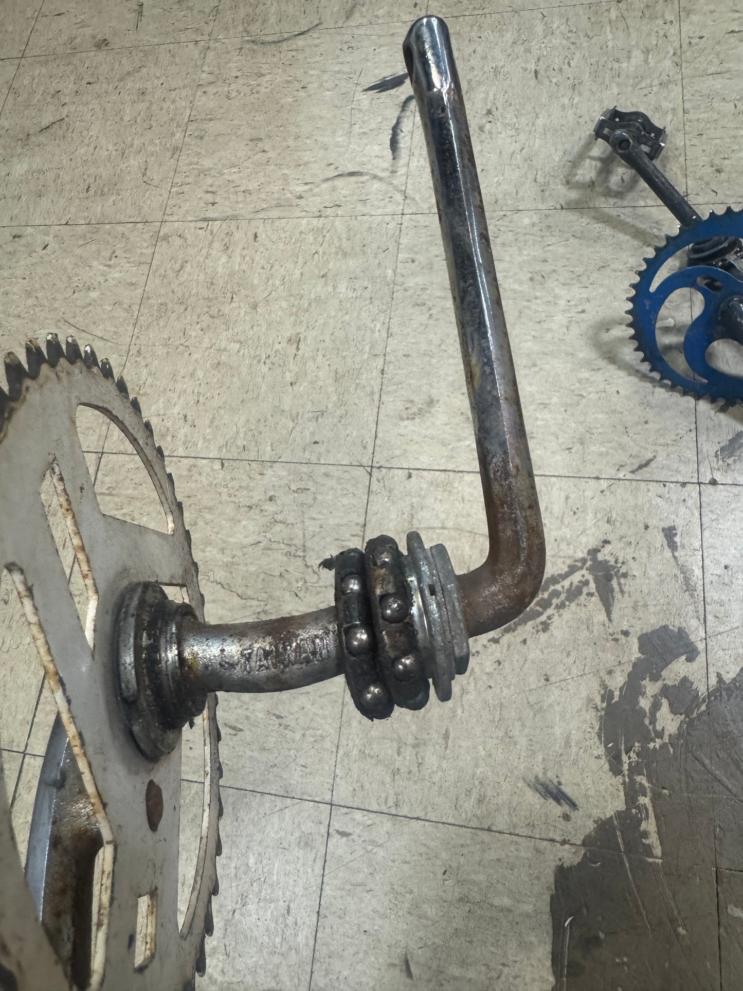 Dyno 1pc cranks w/ sprocket