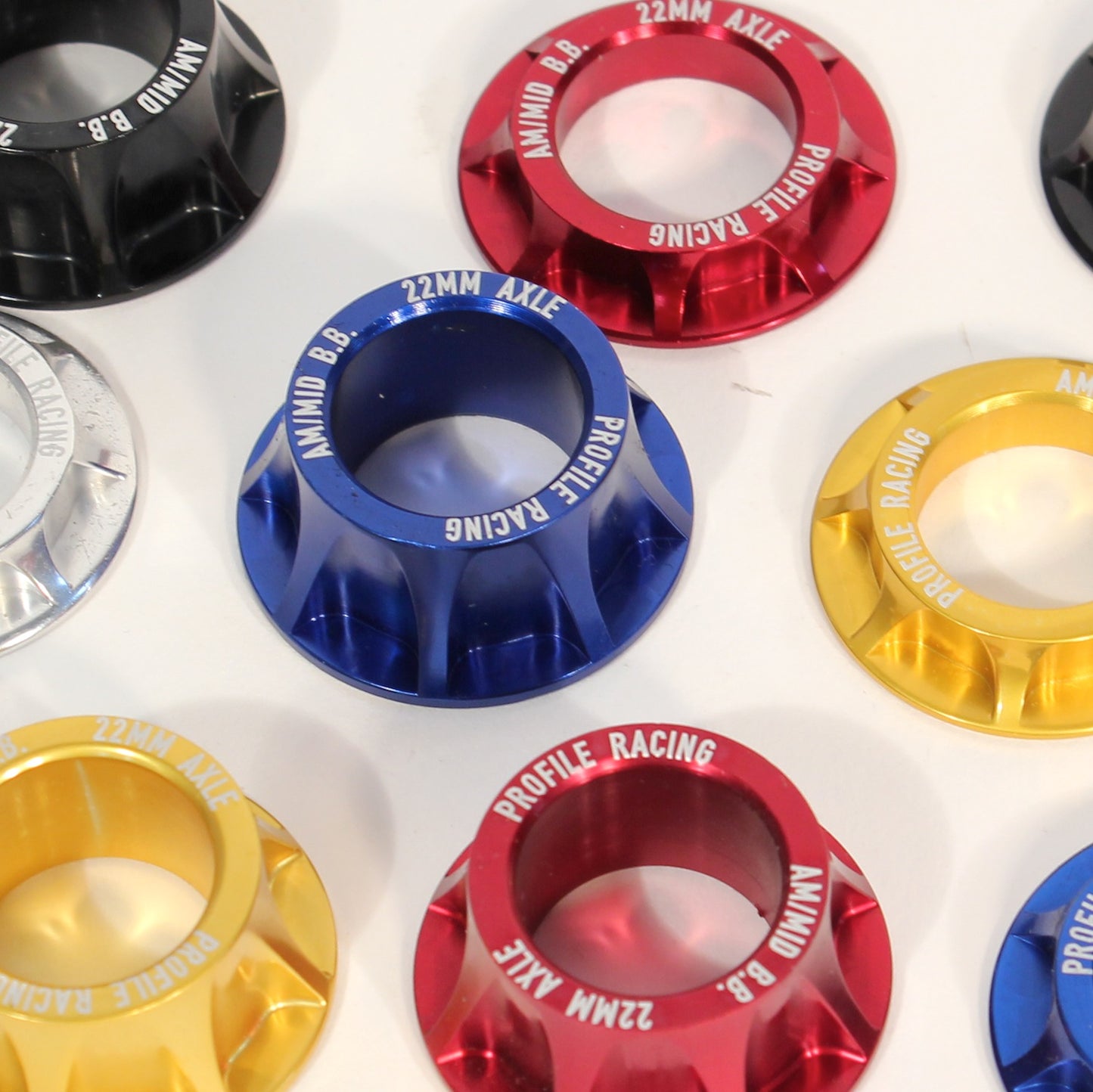 PROFILE RACING 22MM MID/AMERICAN BOTTOM BRACKET CONE SPACER SET