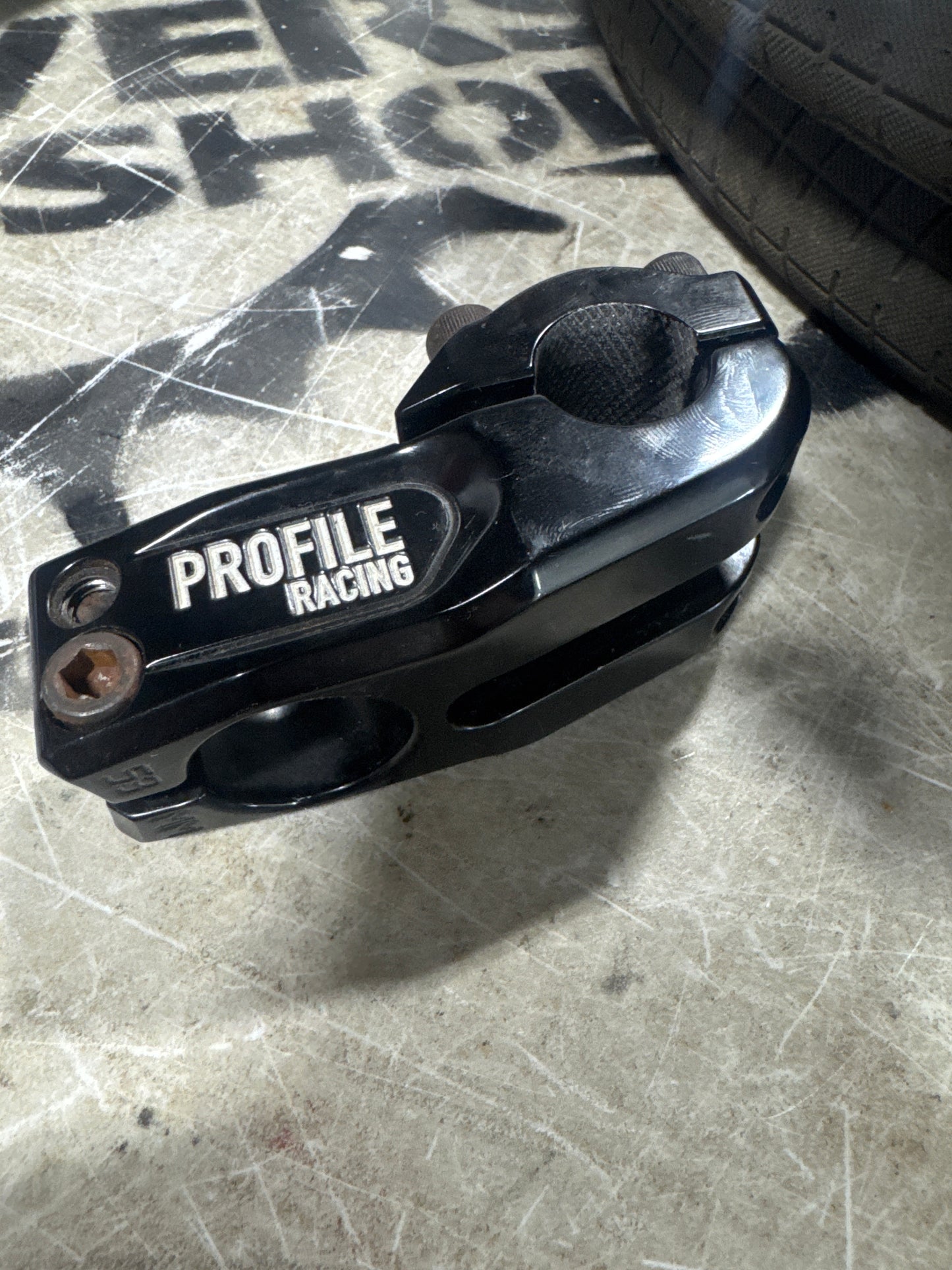 Profile push stem 53