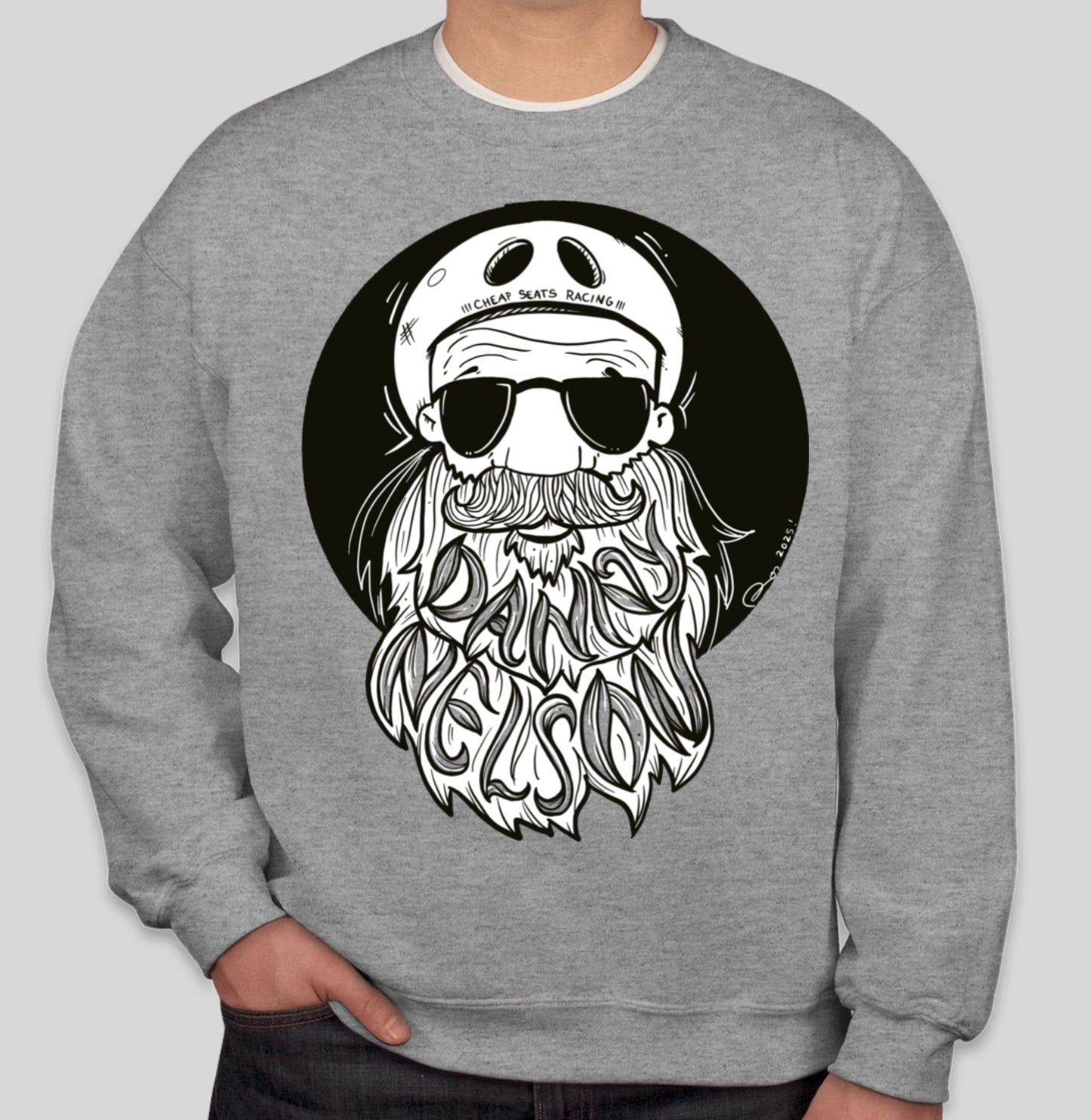 Cheap seats Danny crew neck