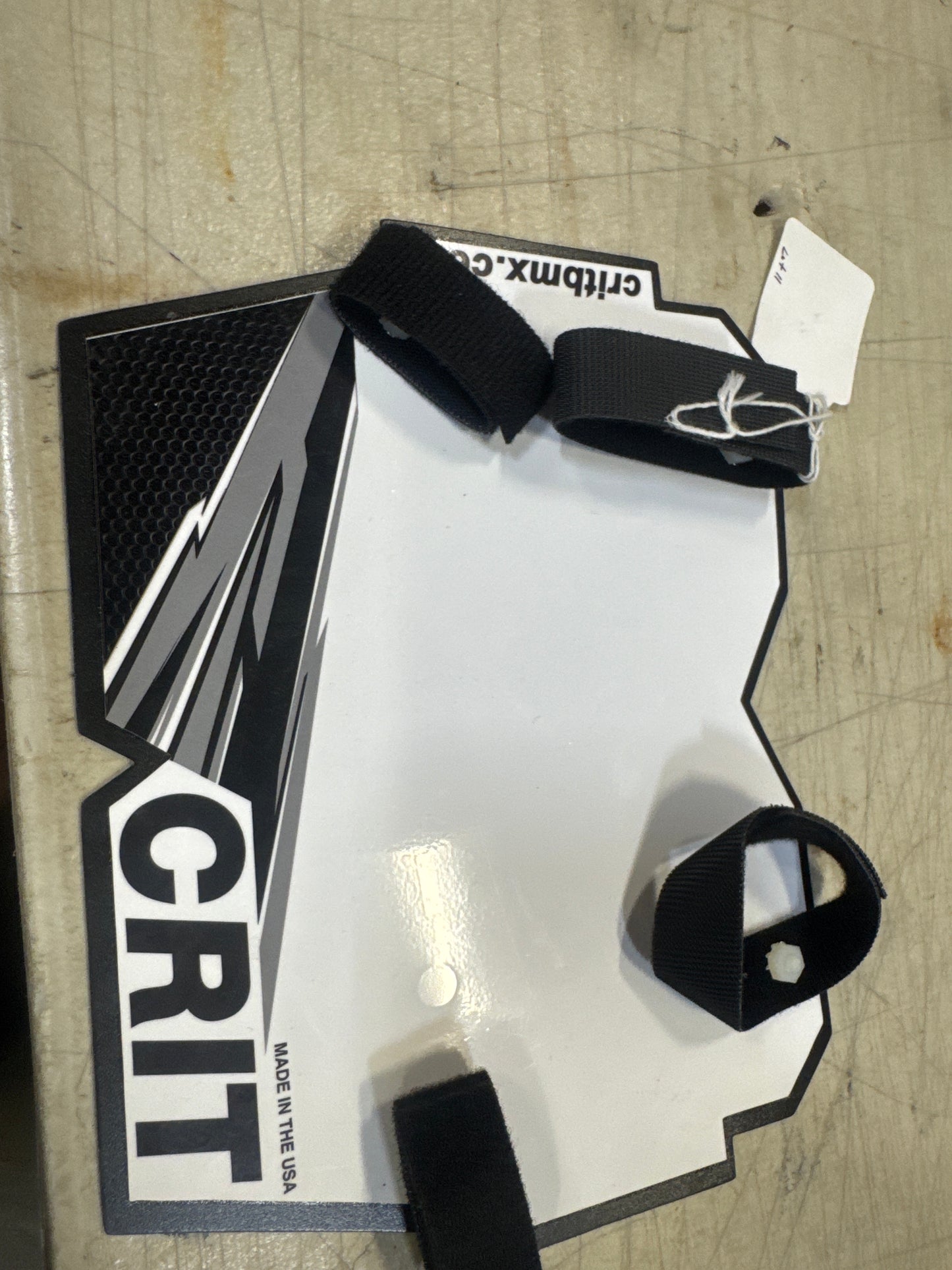 Crit number plate blackout
