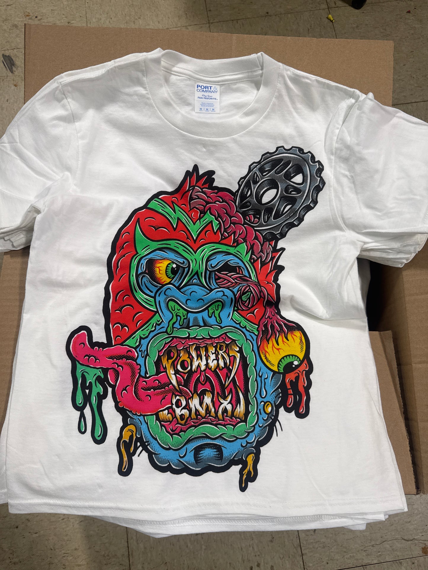 Powers bmx luchagore shirt