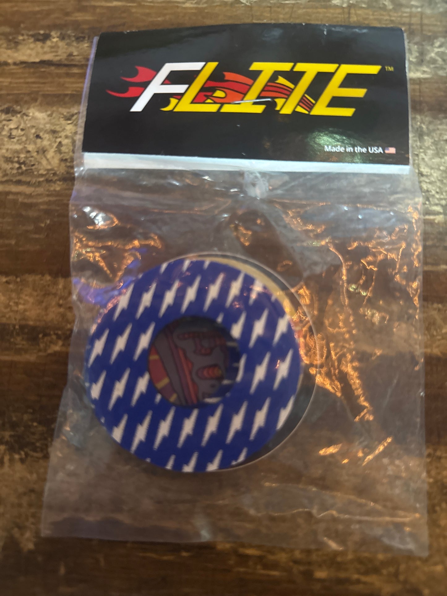 Flight Bmx Grip Donuts blue lightning
