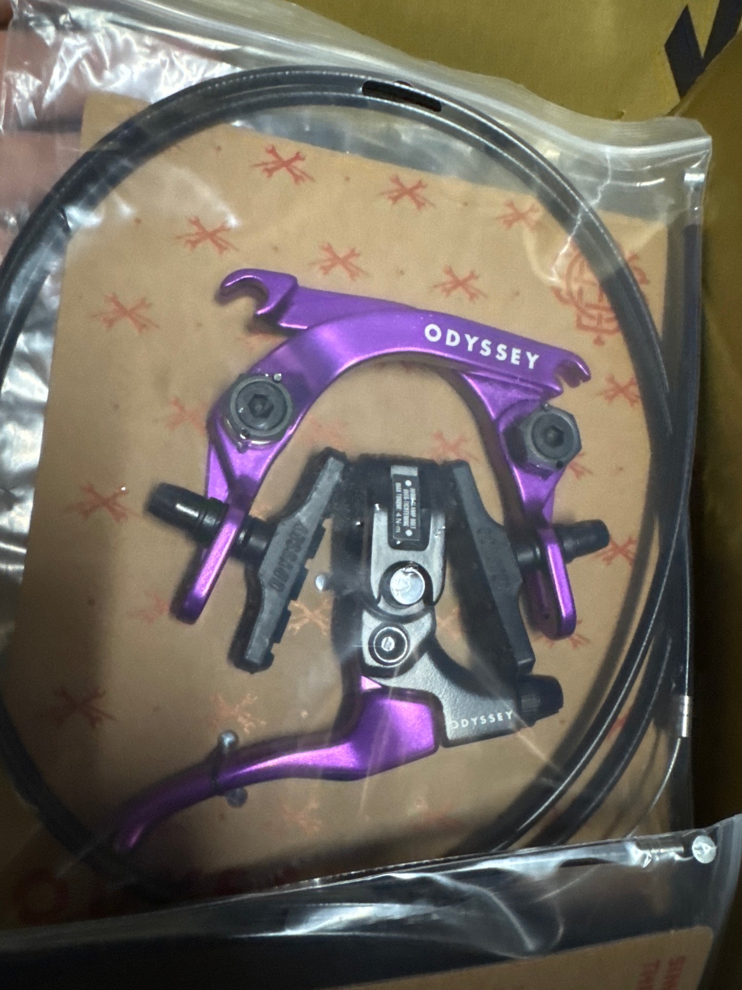 Odyssey evo 2.5 brake kit Purple