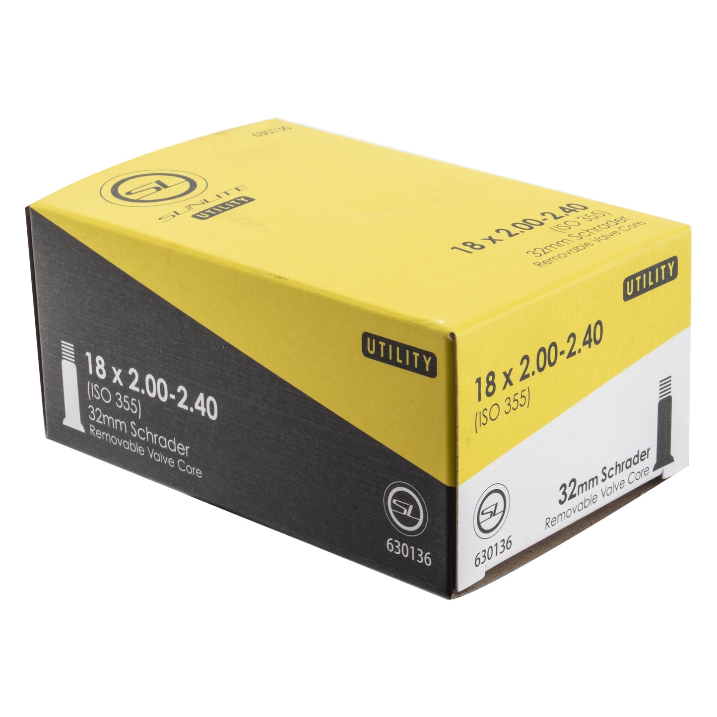 Sunlite Schrader 18x2.0+ inner tube