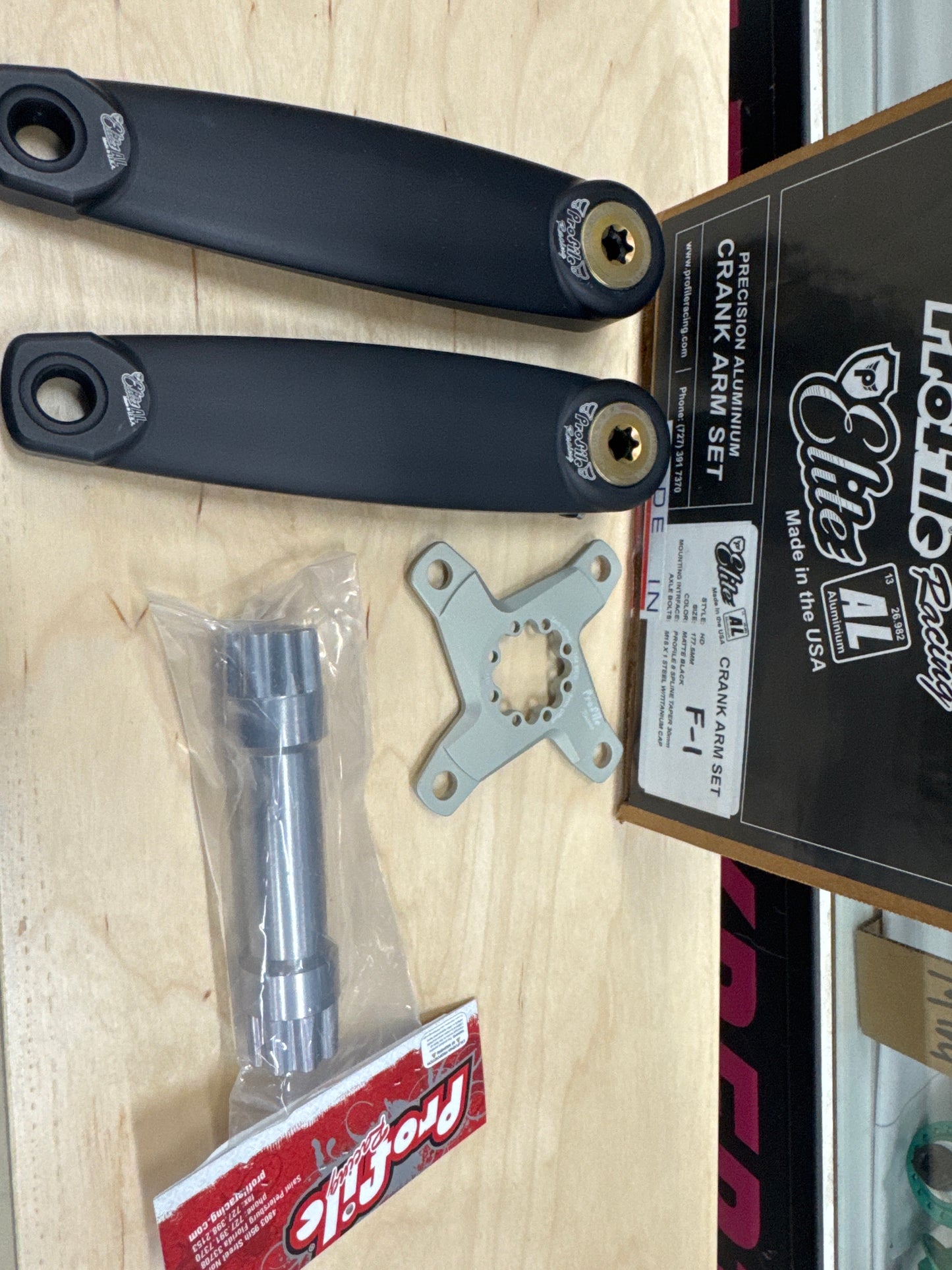 Profile Racing AL elite crankset F-1 Limited edition