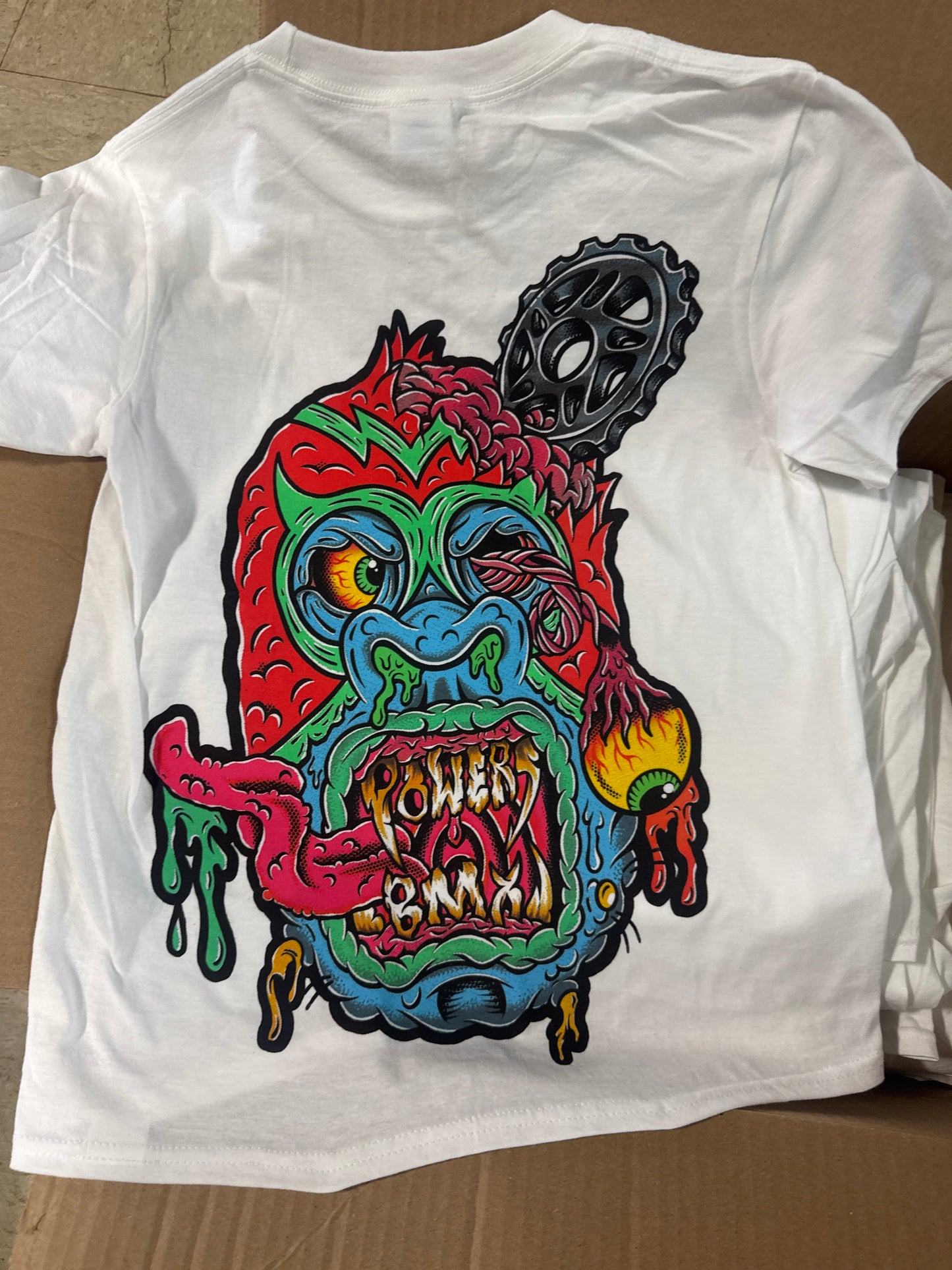 Powers bmx luchagore shirt