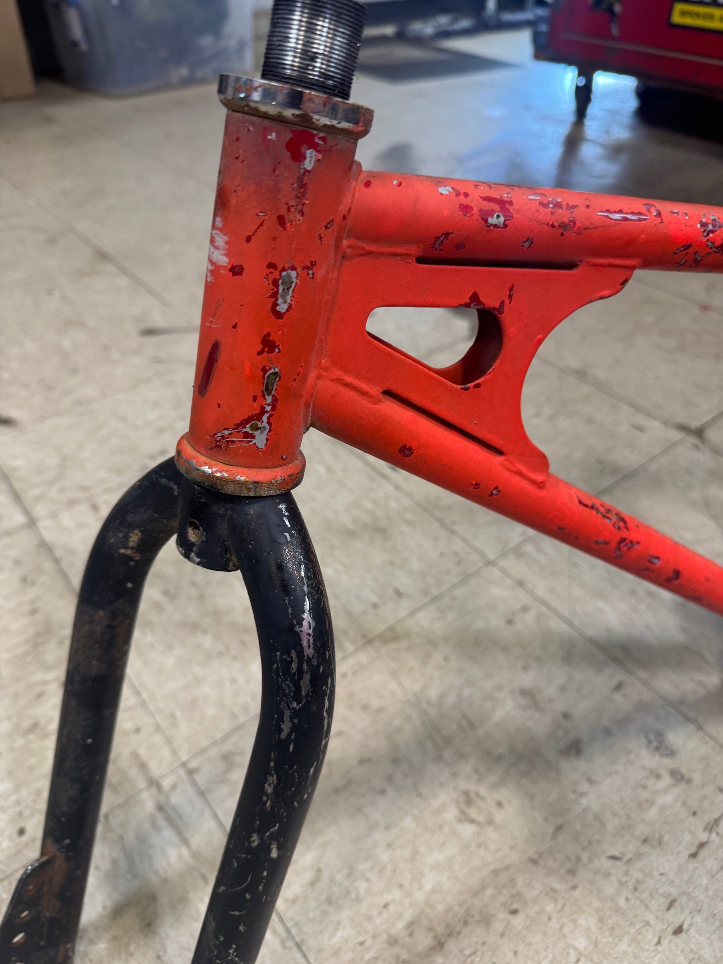 schwinn scrambler painted w/ forks