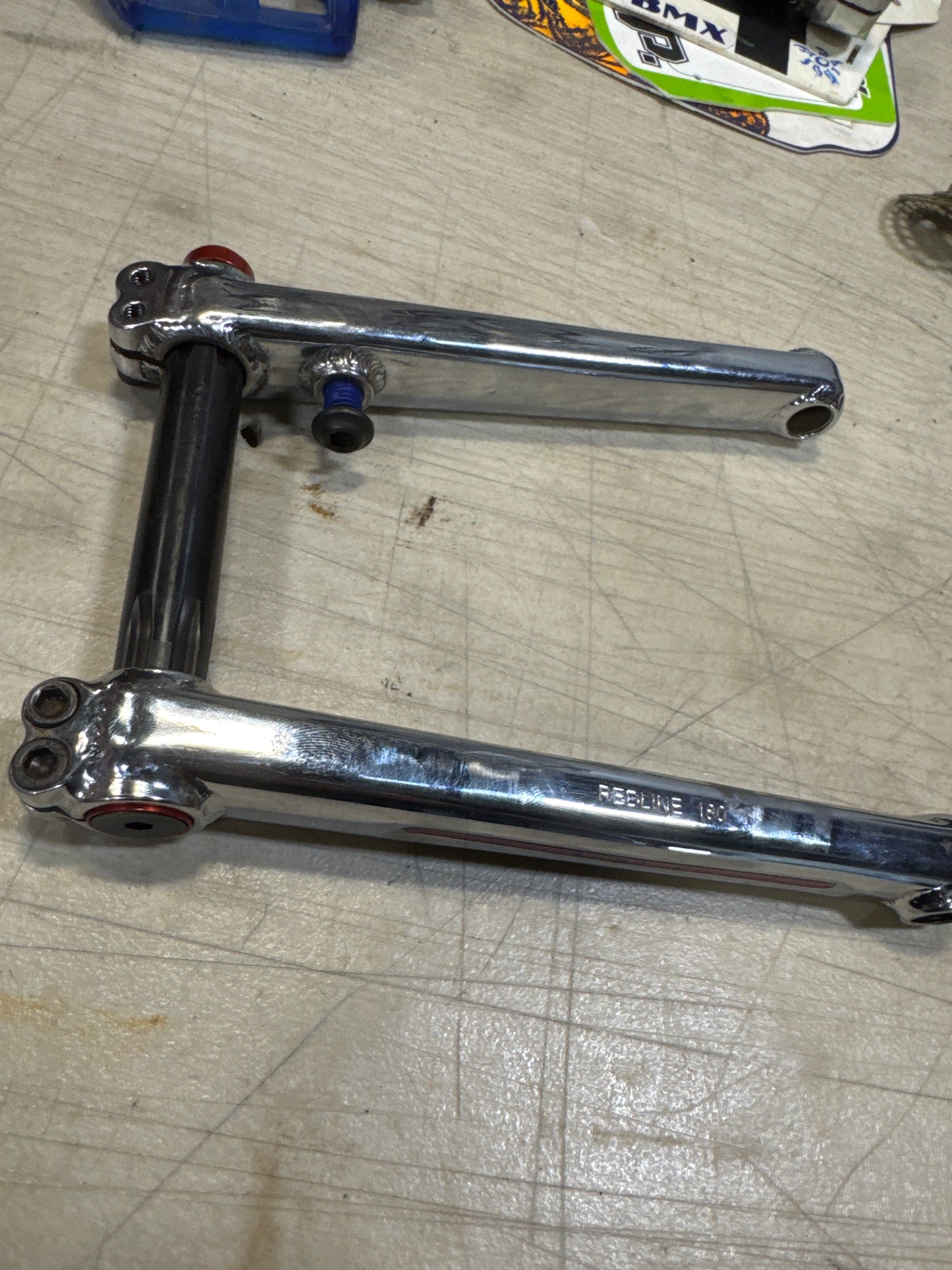 Redline flight 180mm chrome