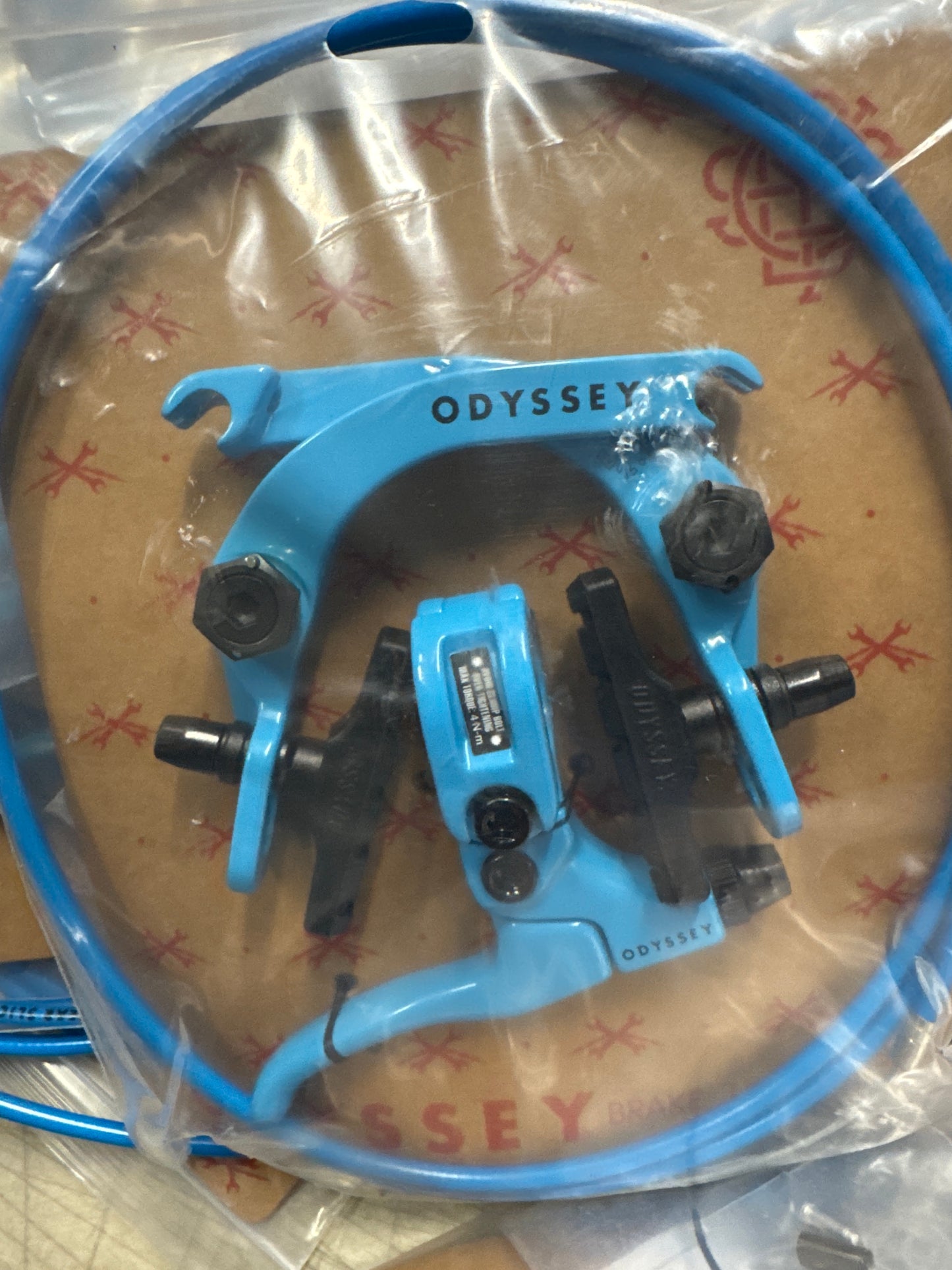 Odyssey evo 2.5 brake kit Ocean Blue