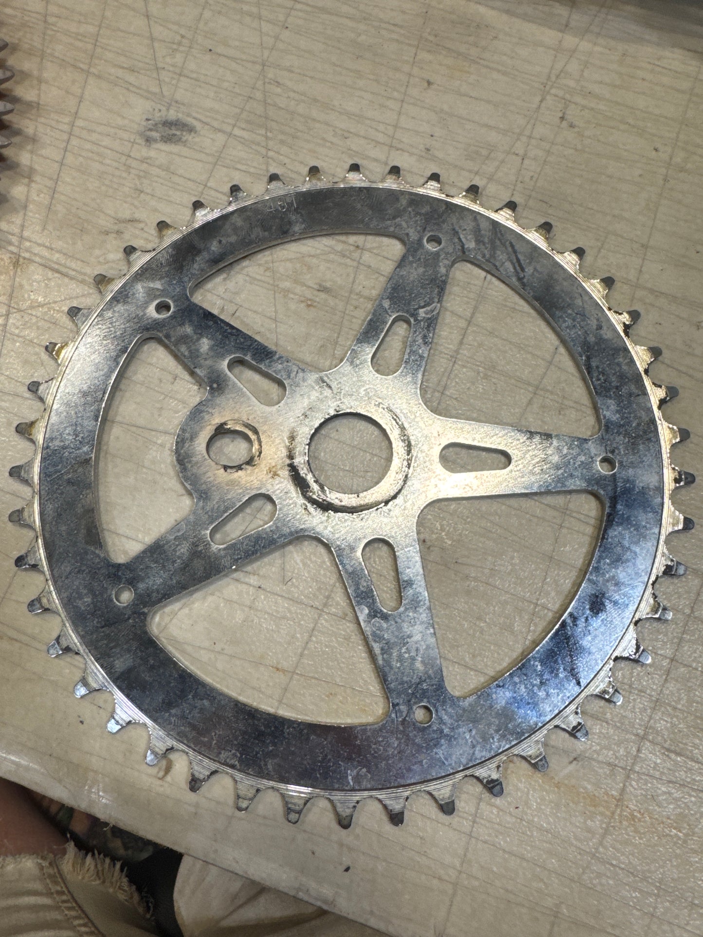 Wald 46t silver sprocket