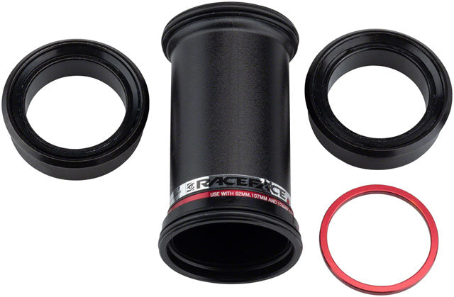 Race Face CINCH BB92 Bottom Bracket: 41mm ID x 92mm Shell x 30mm Spindle, Double Row Bearing, External Seal