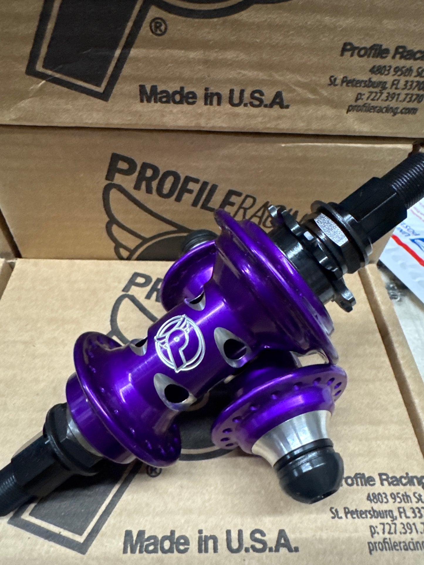 Profile Cat eye Purple mini hubset