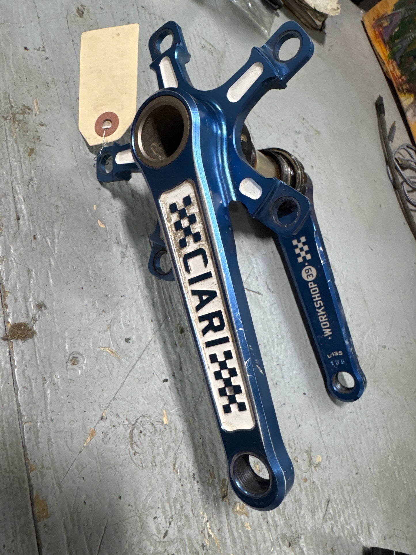ciari 135mm race cranks w/ bb