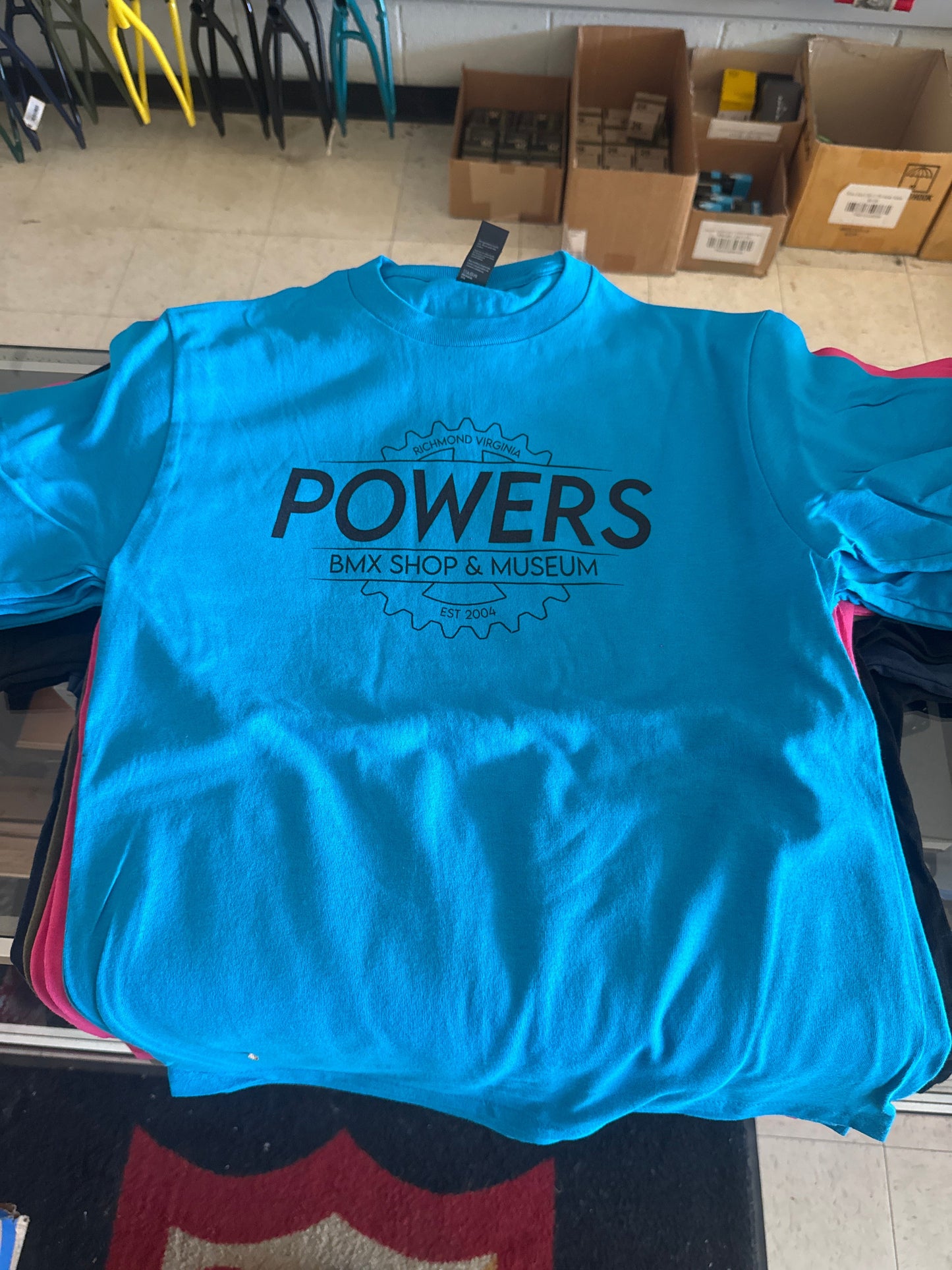 powers bmx shop & museum classic tee