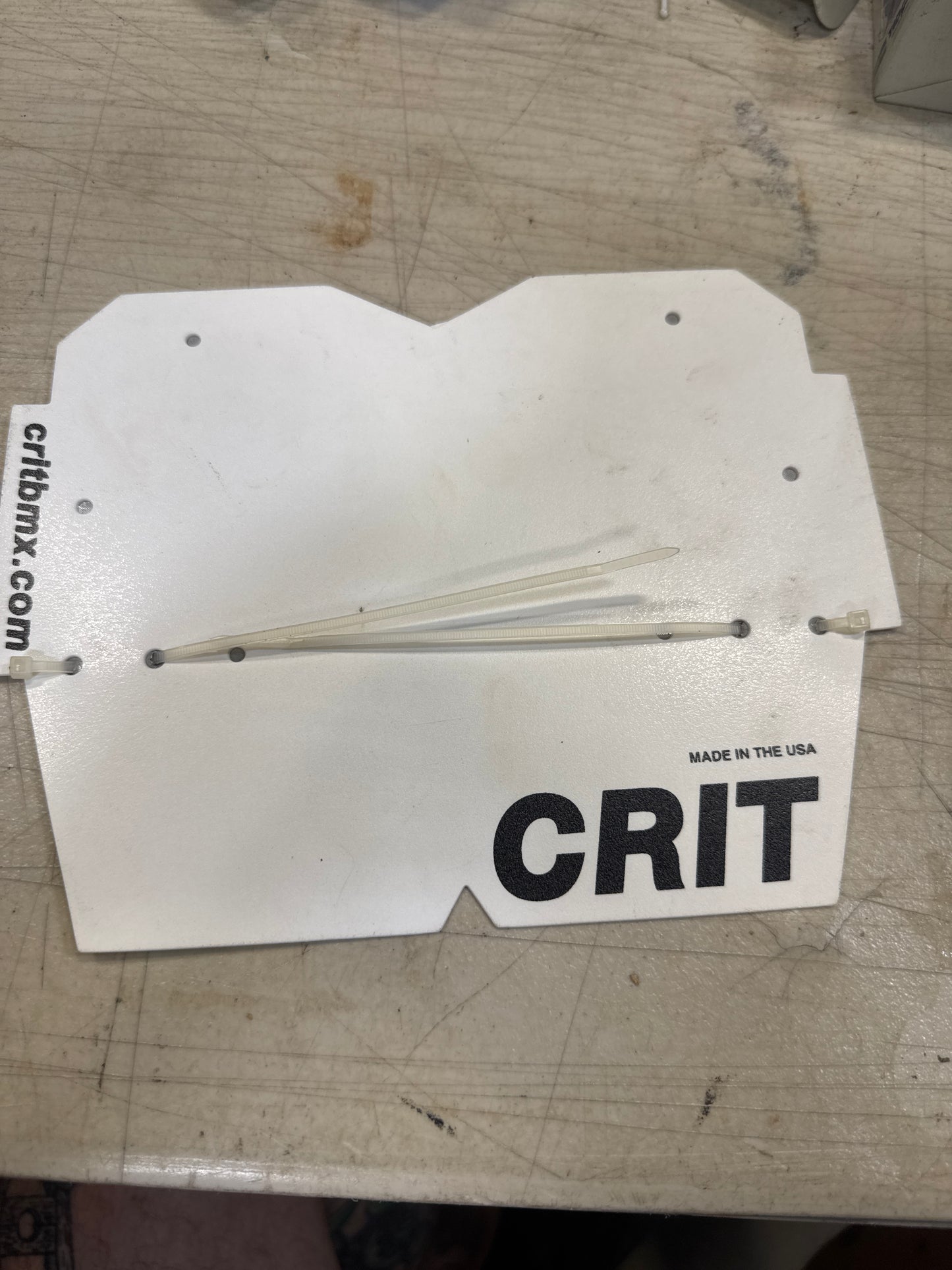 Crit number plate pink
