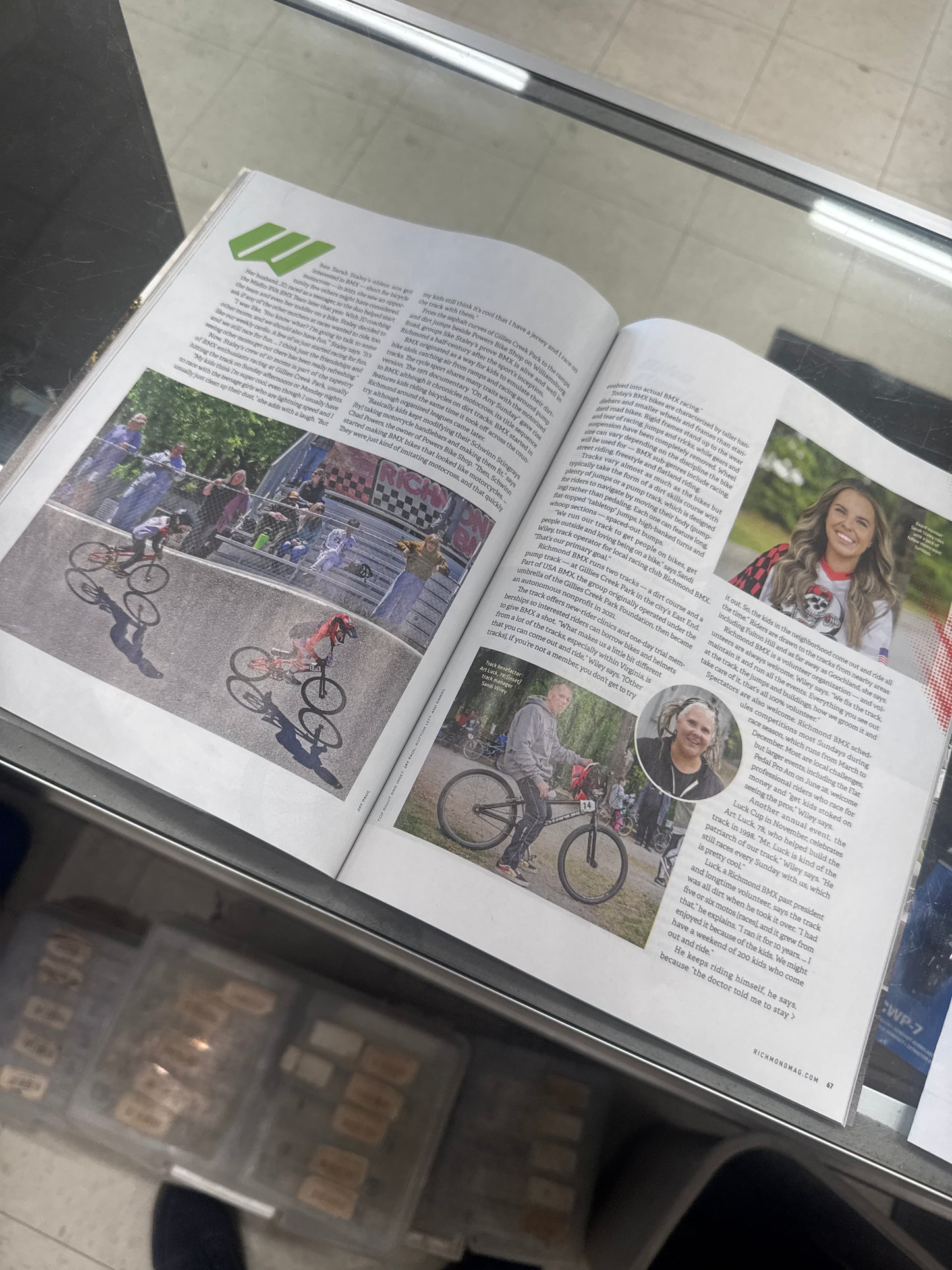 Richmond Magazine powers bmx cover