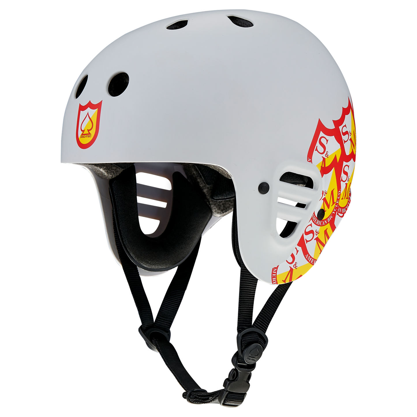 Pro-Tec Full Cut (Certified) – S&M Shield Signature Edition – Matte Light Gray
