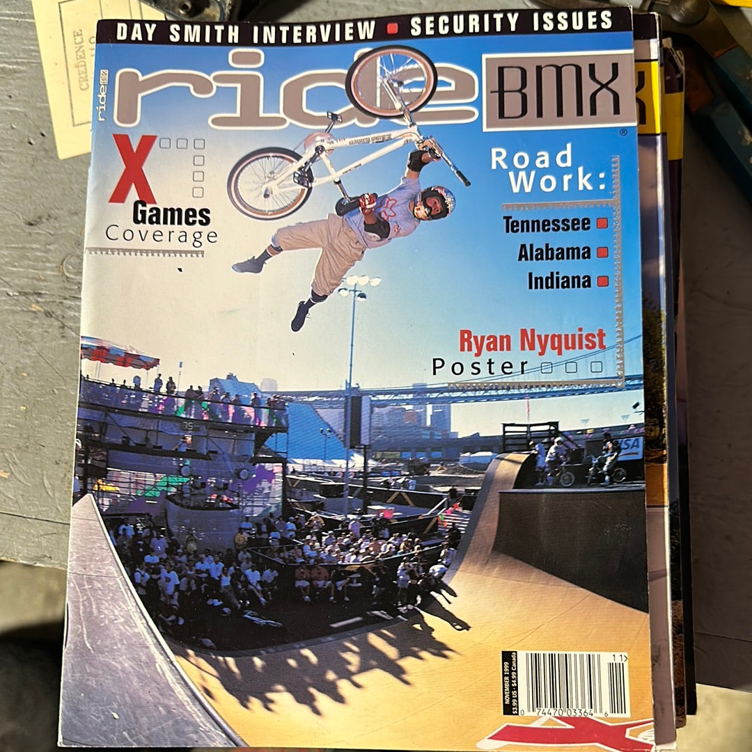 ride bmx magazine back issues 1999