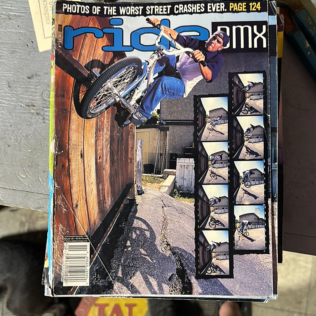 ride bmx magazine back issues 1999
