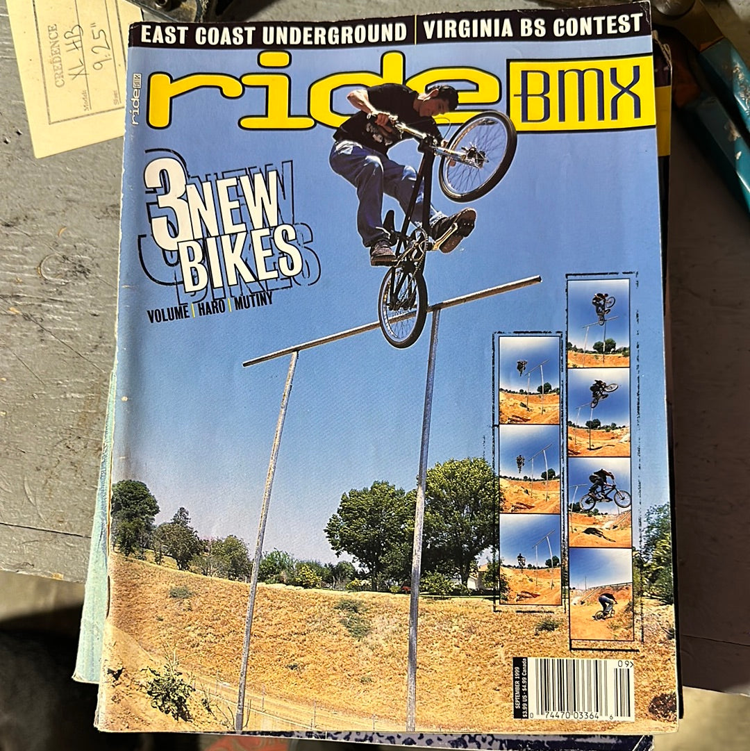 ride bmx magazine back issues 1999