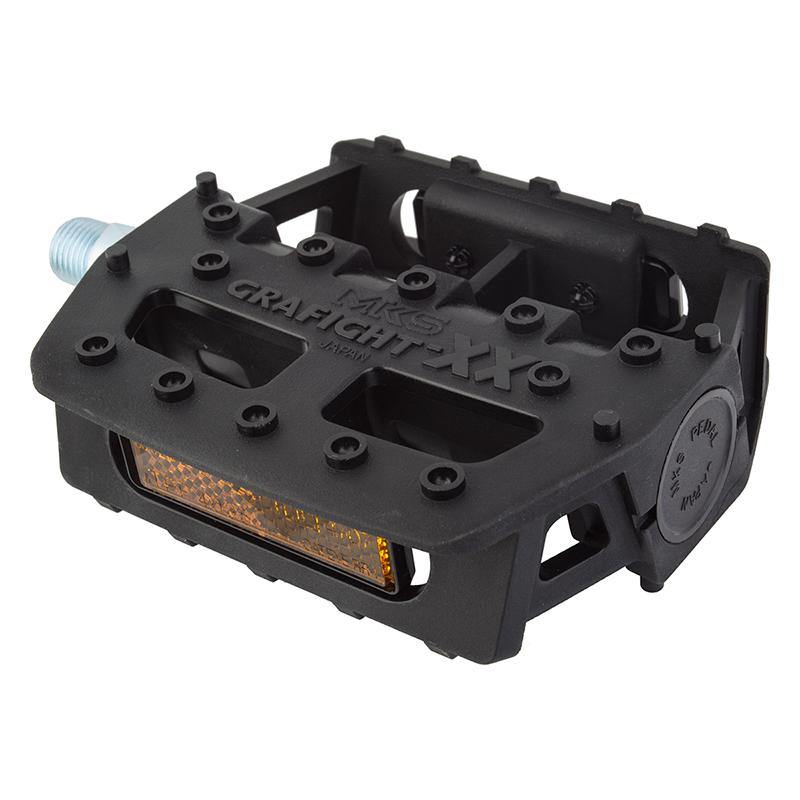 1/2 bike pedals Mks Grafight-XX Platform Pedals, 1/2, Blue