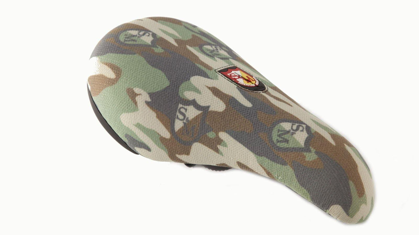 S&M Fat Camo Pivotal BMX Seat - POWERS BMX