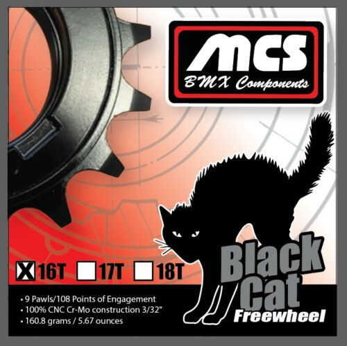 MCS BLACK CAT 3/32" FREEWHEEL
