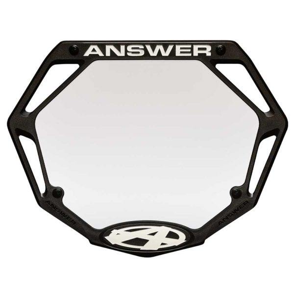 Answer 3D pro number plate - Powers Bike Shop