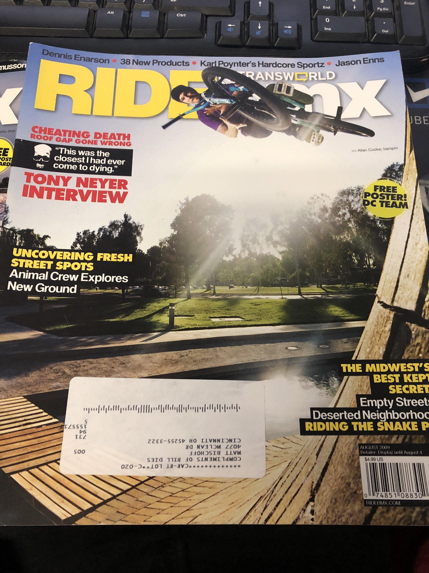 Ride BMX Magazine back issues 2009 - POWERS BMX