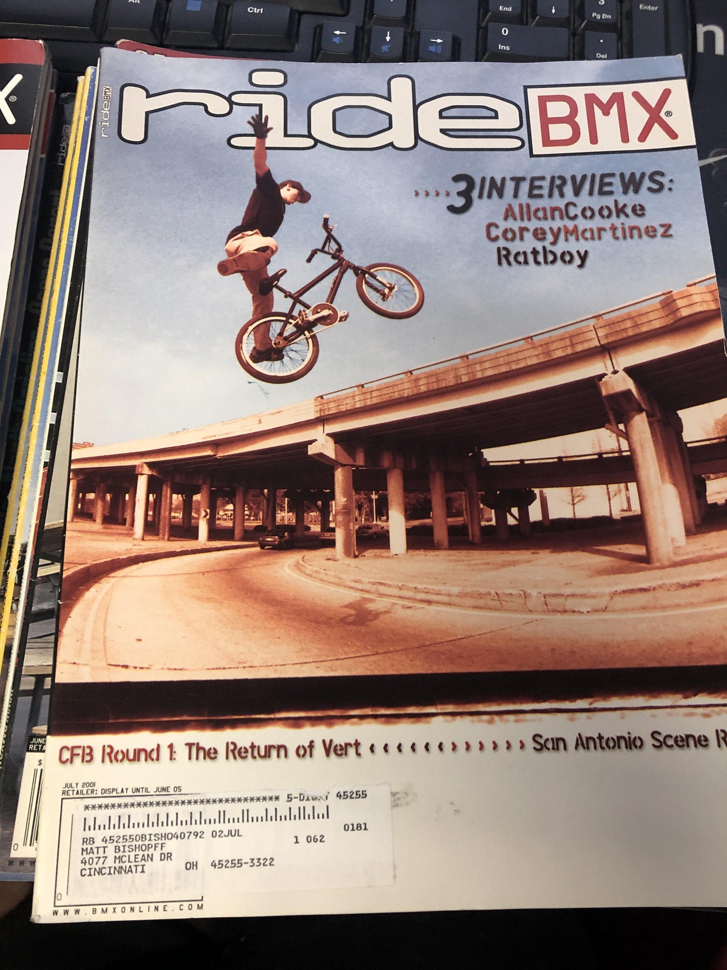 Ride Bmx magazine back issues 2001 - POWERS BMX