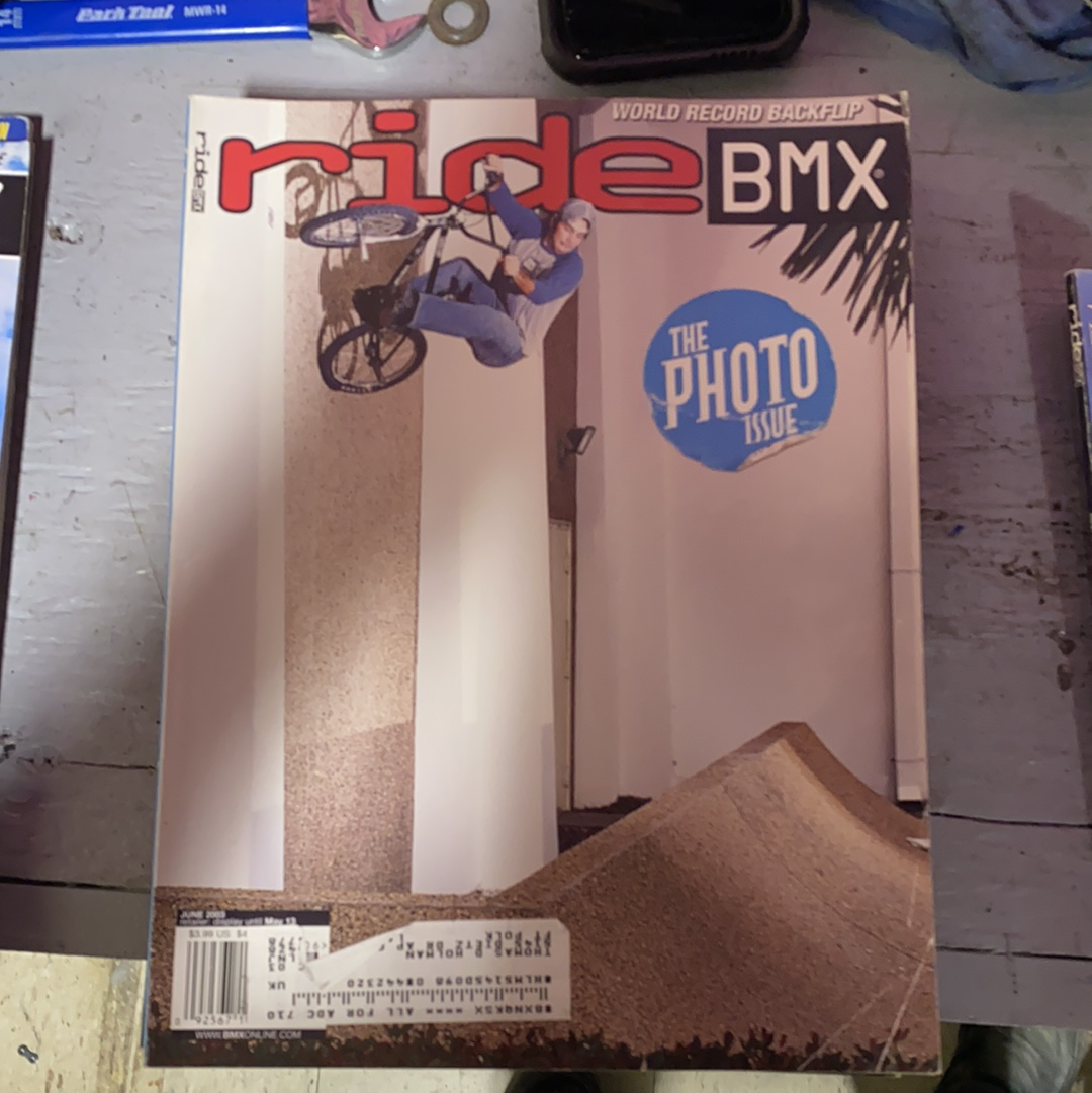 Ride BMX Magazine back issues 2003 - Powers Bike Shop