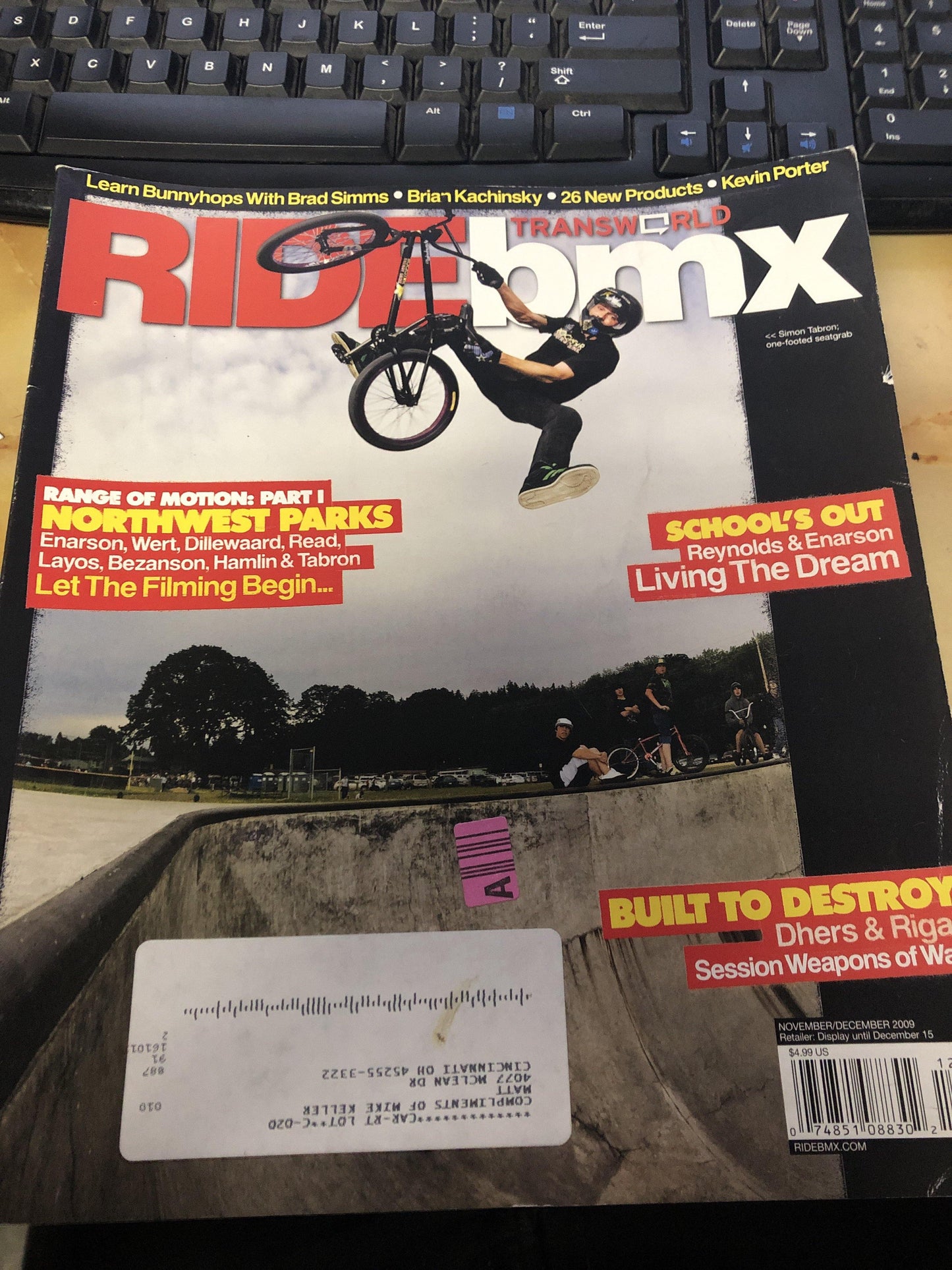 Ride BMX Magazine back issues 2009 - POWERS BMX