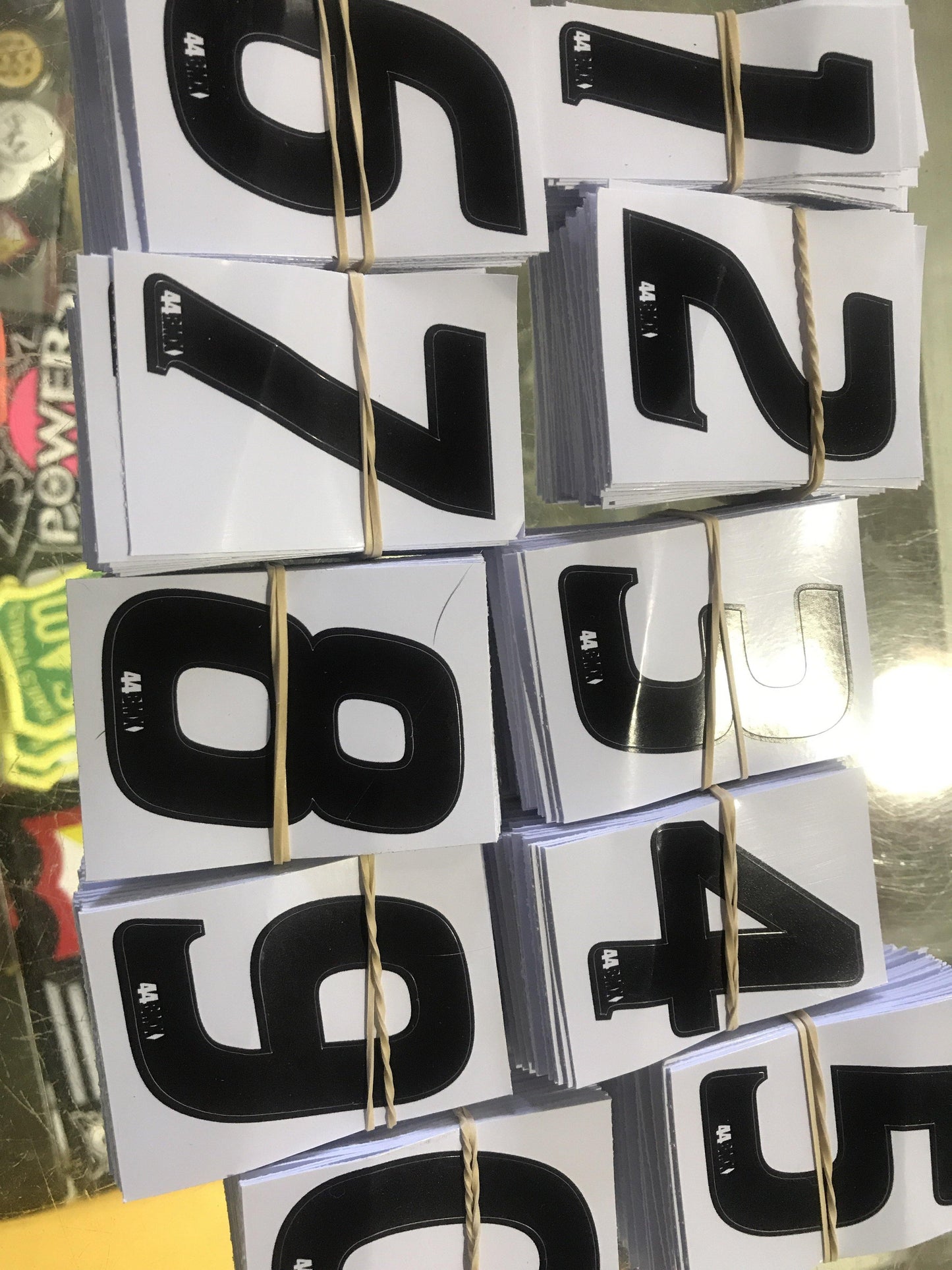 44BMX Side Plate Numbers - POWERS BMX