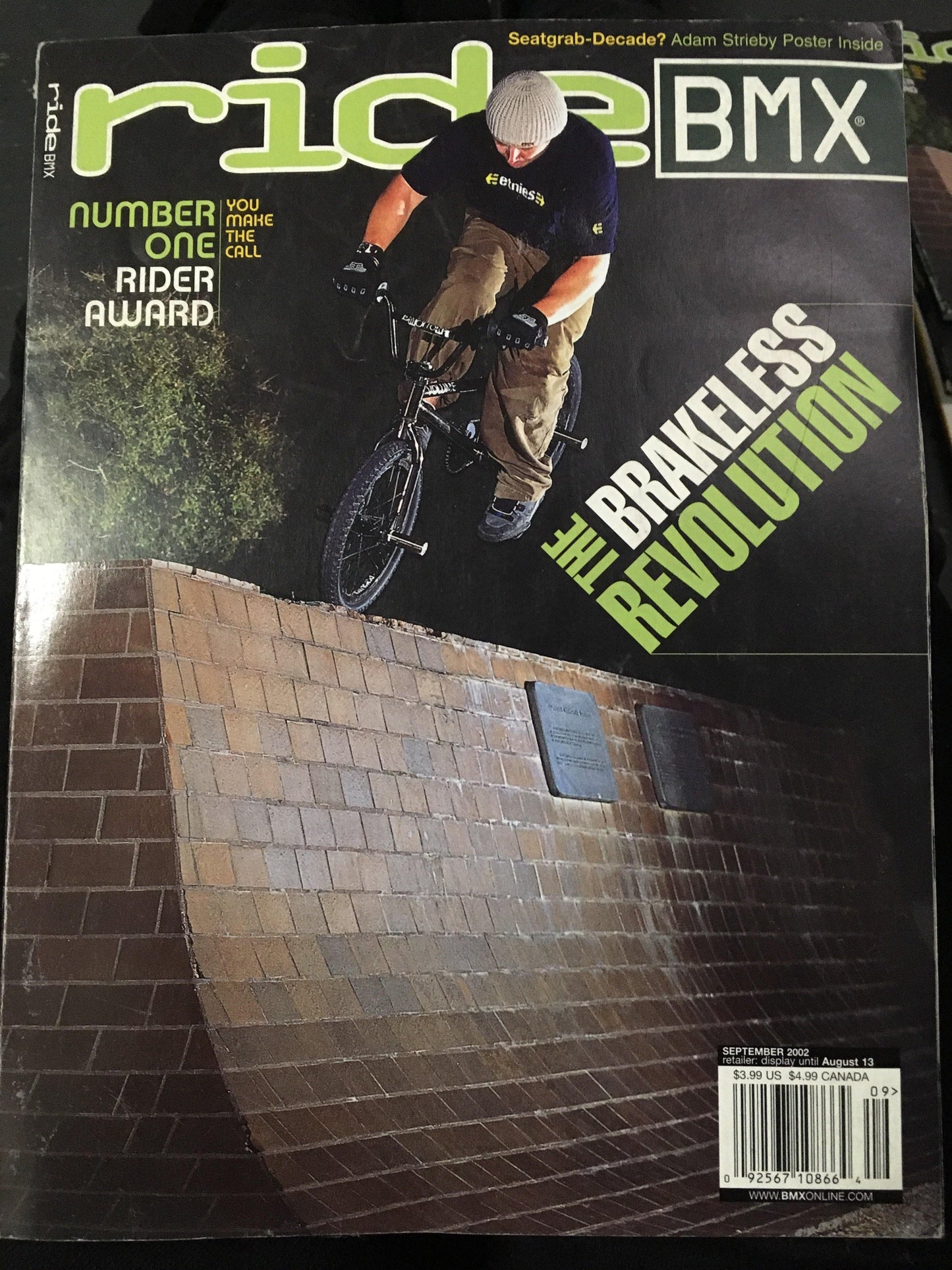 Ride BMX Magazine back issues 2002 - POWERS BMX