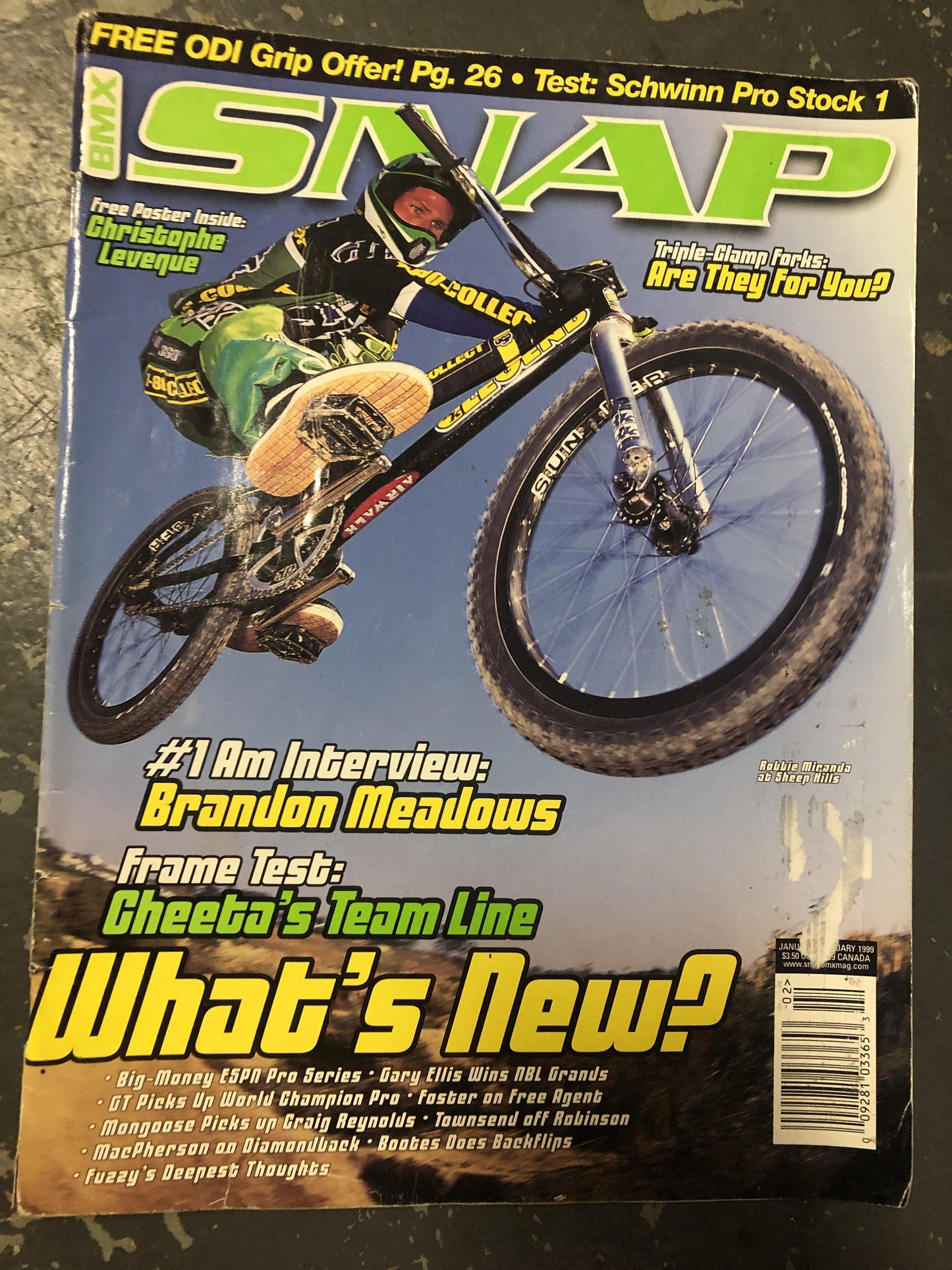 Snap bmx magazine back issue 1999 - POWERS BMX