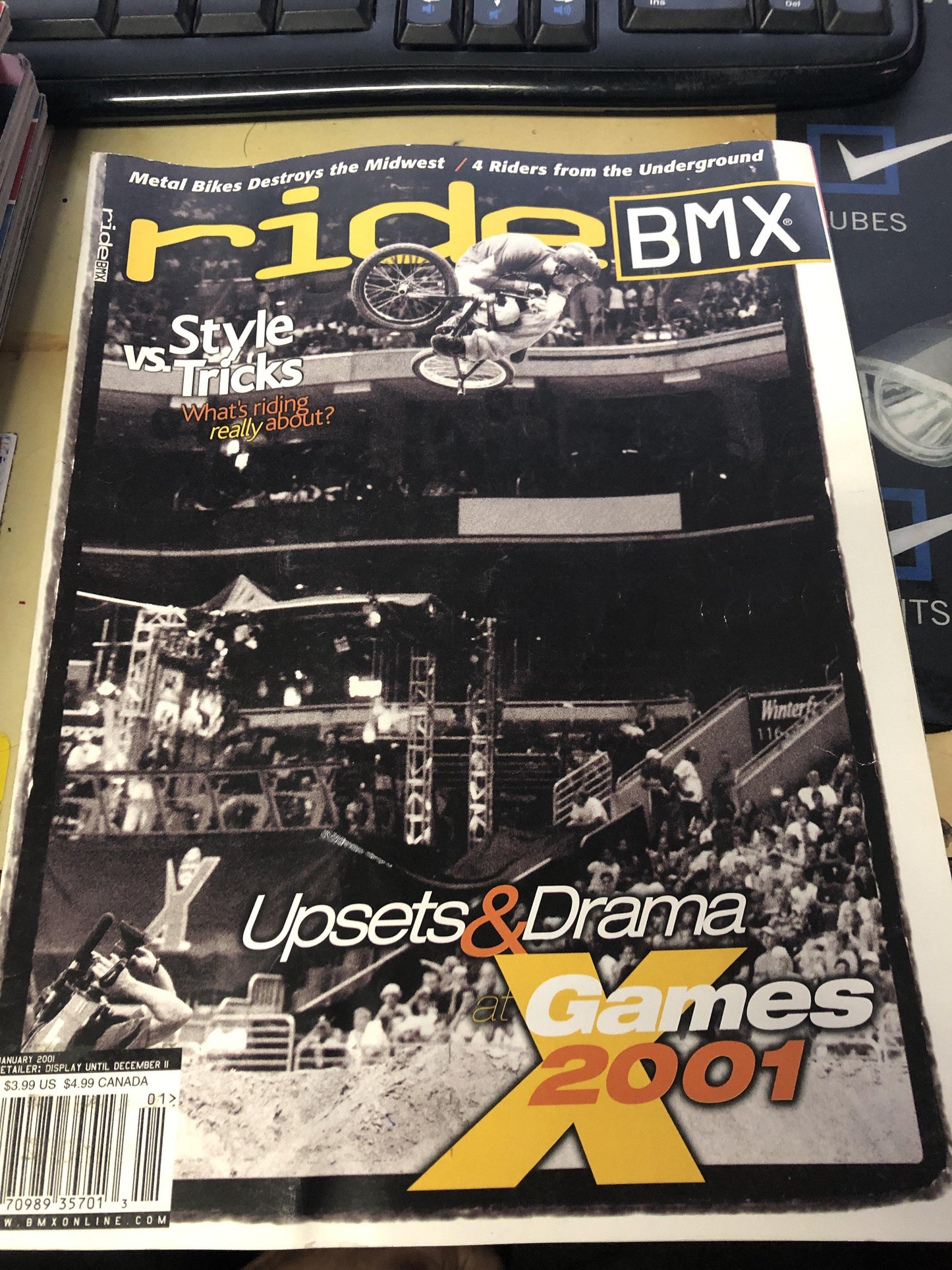 Ride Bmx magazine back issues 2001 - POWERS BMX