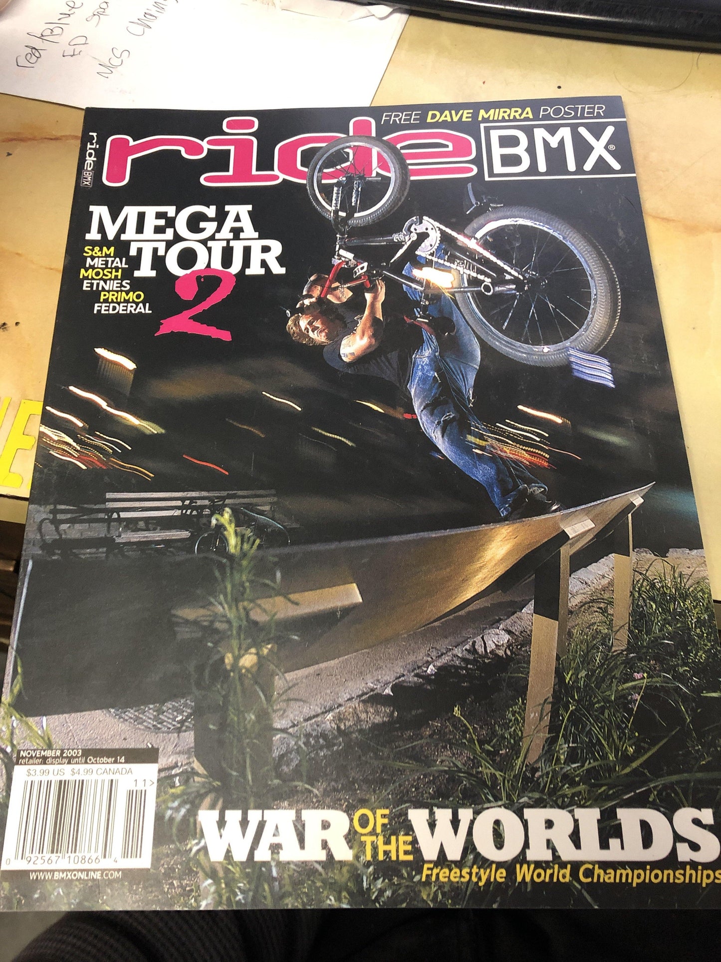 Ride BMX Magazine back issues 2003 - POWERS BMX