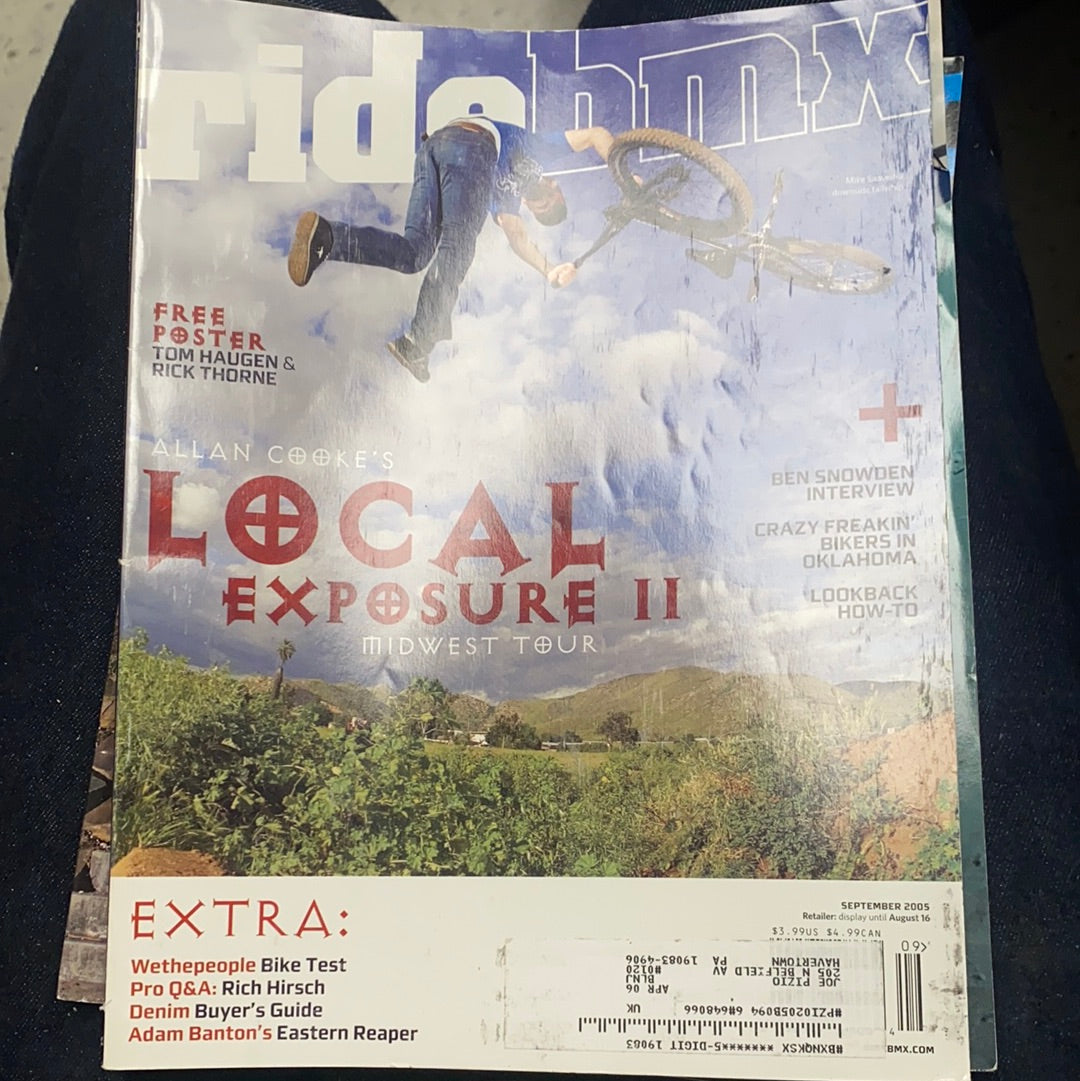 Ride BMX magazine Back issues 2005