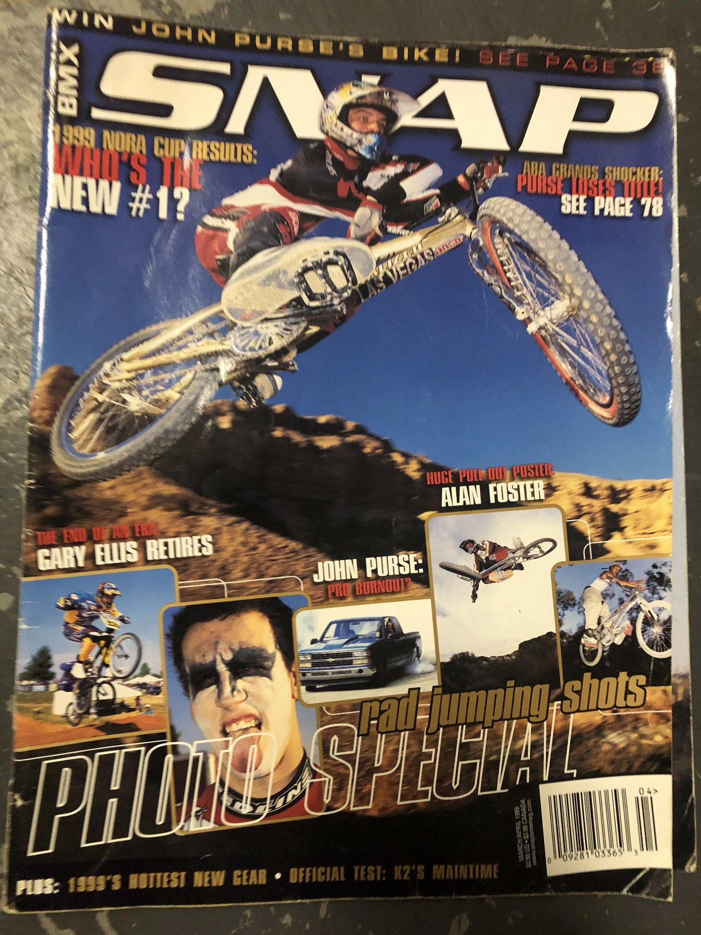 Snap bmx magazine back issue 1999 - POWERS BMX