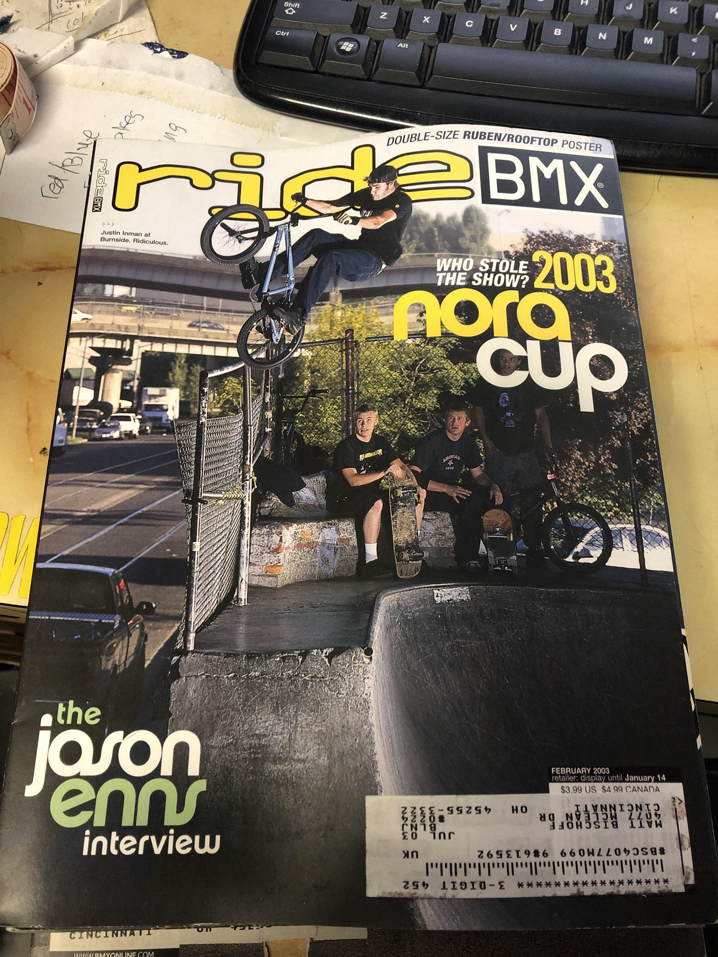 Ride BMX Magazine back issues 2003 - POWERS BMX