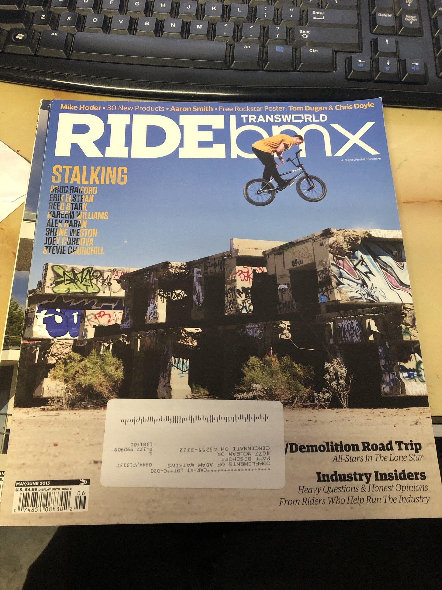 Ride BMX Magazine back issues 2013 - POWERS BMX