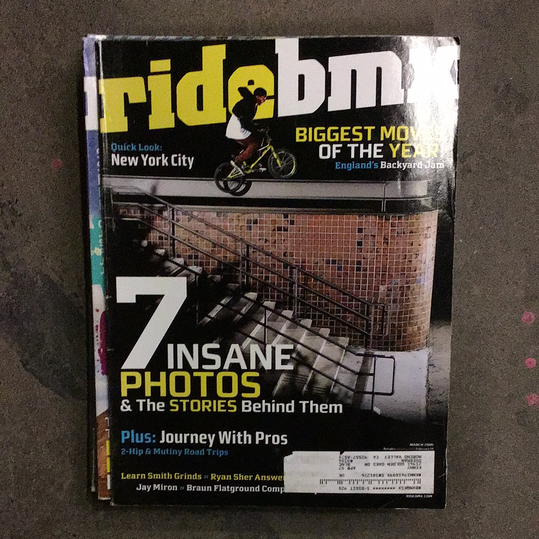 Ride Bmx magazine back issues 2006 - Powers Bike Shop
