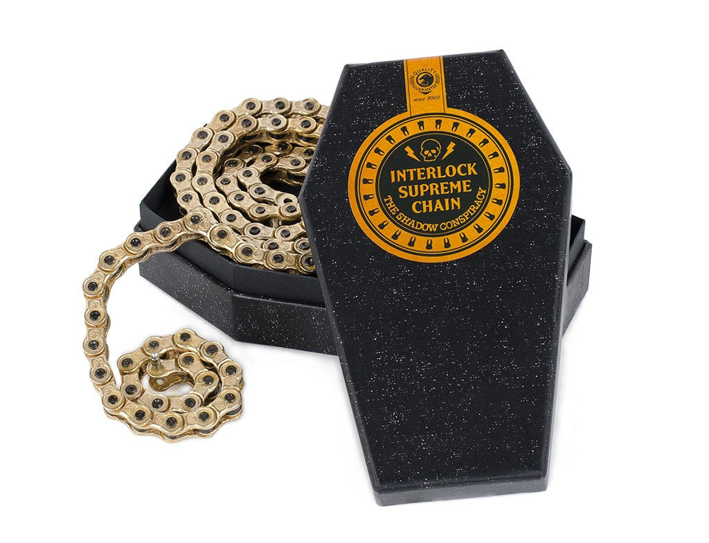 Shadow Interlock Supreme BMX Chain - POWERS BMX