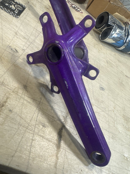 Crupi rhythm 150mm purple cranks