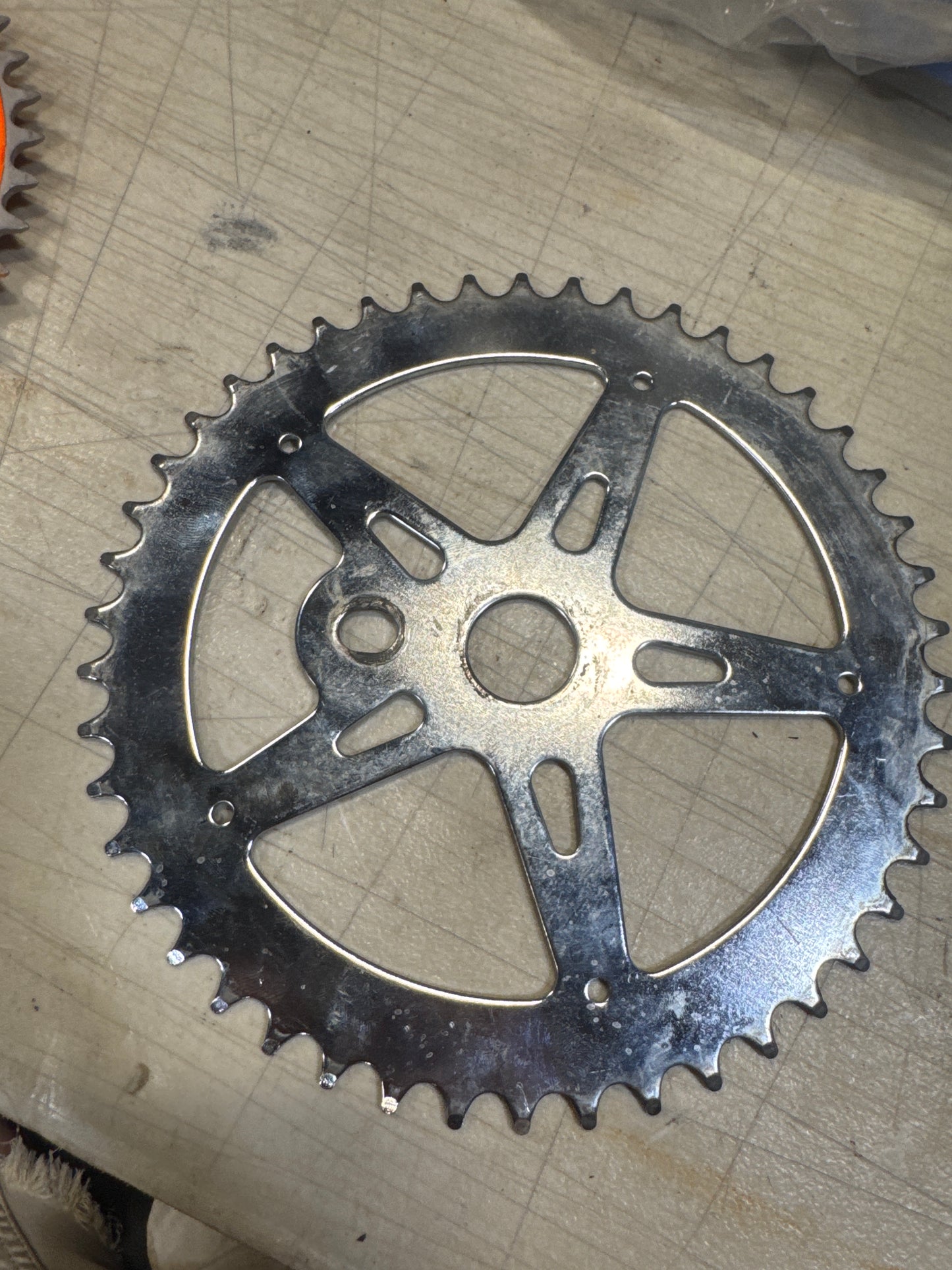 Wald 46t silver sprocket